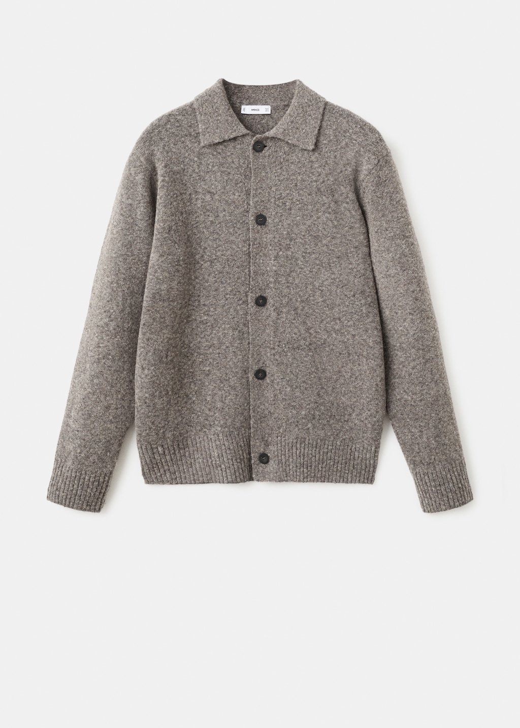 Knitted wool blend cardigan