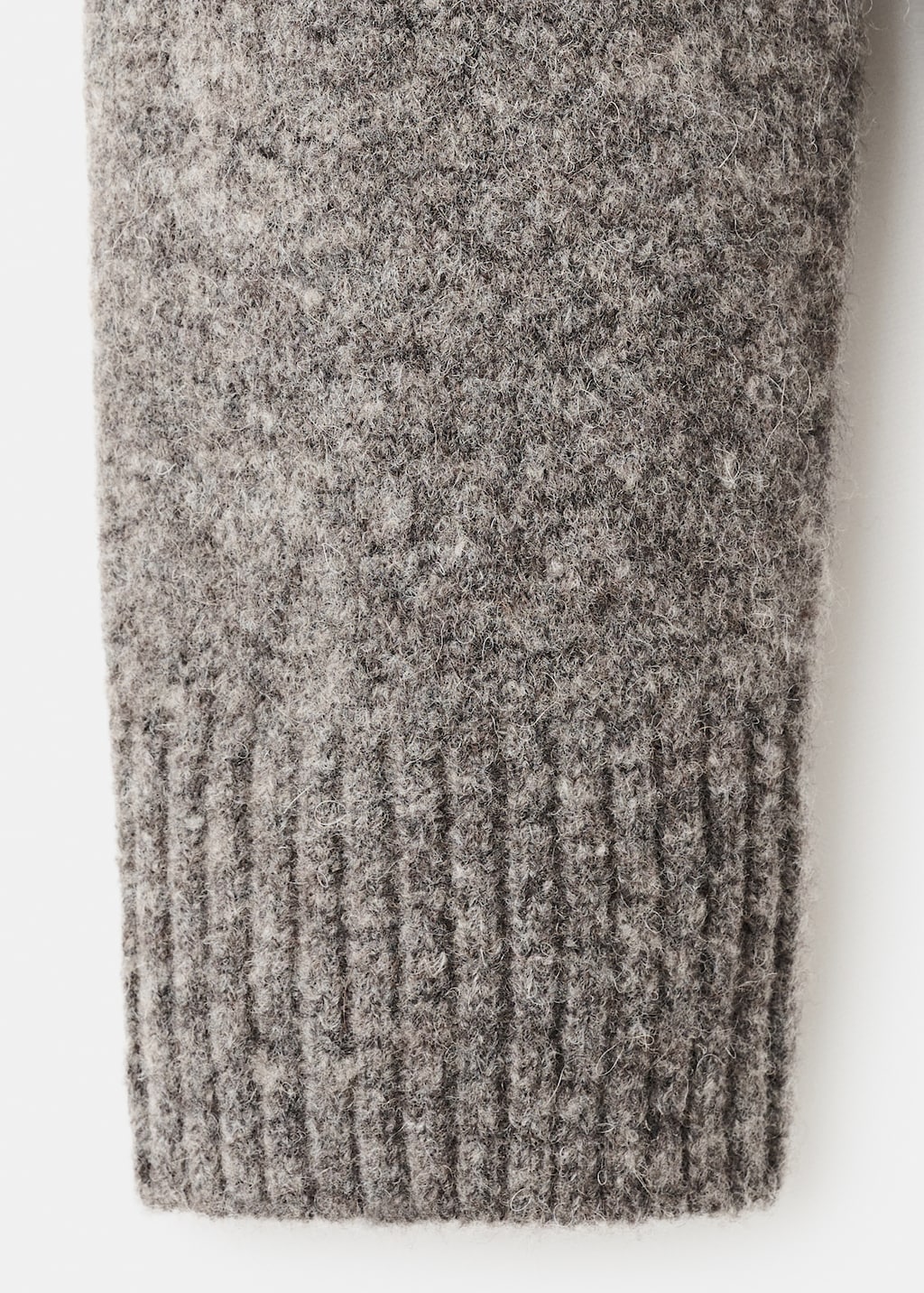 Knitted wool blend cardigan