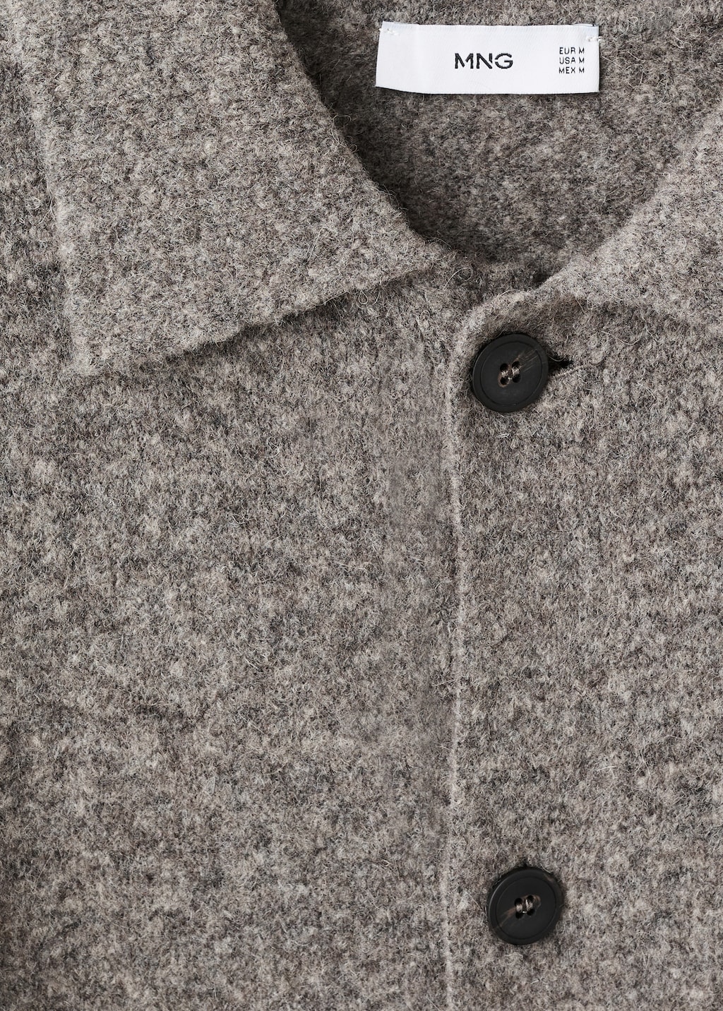 Knitted wool blend cardigan