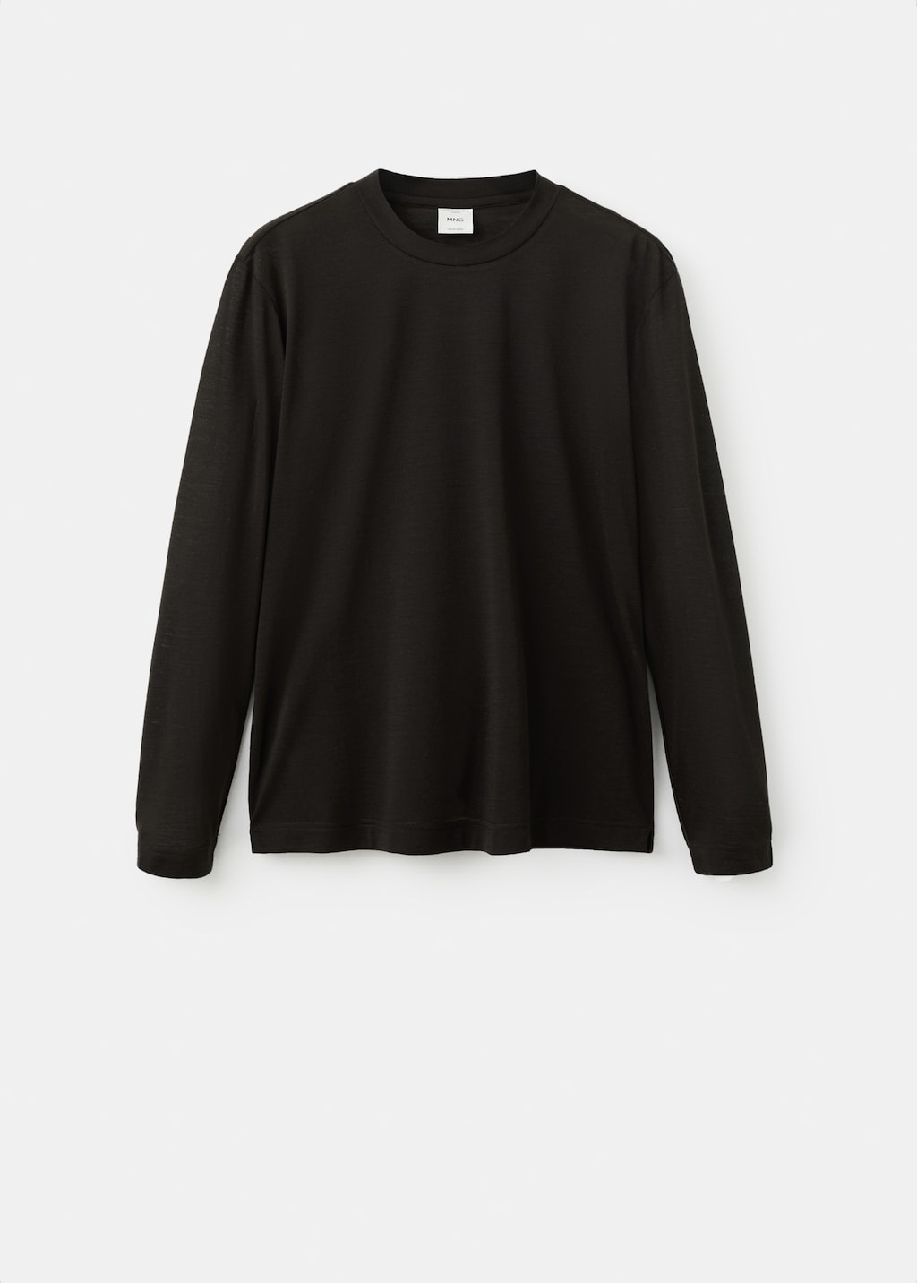 Slim-fit wool-blend t-shirt