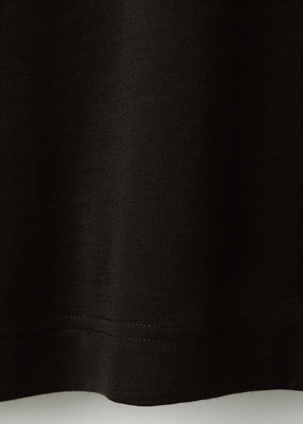 Slim-fit wool-blend t-shirt