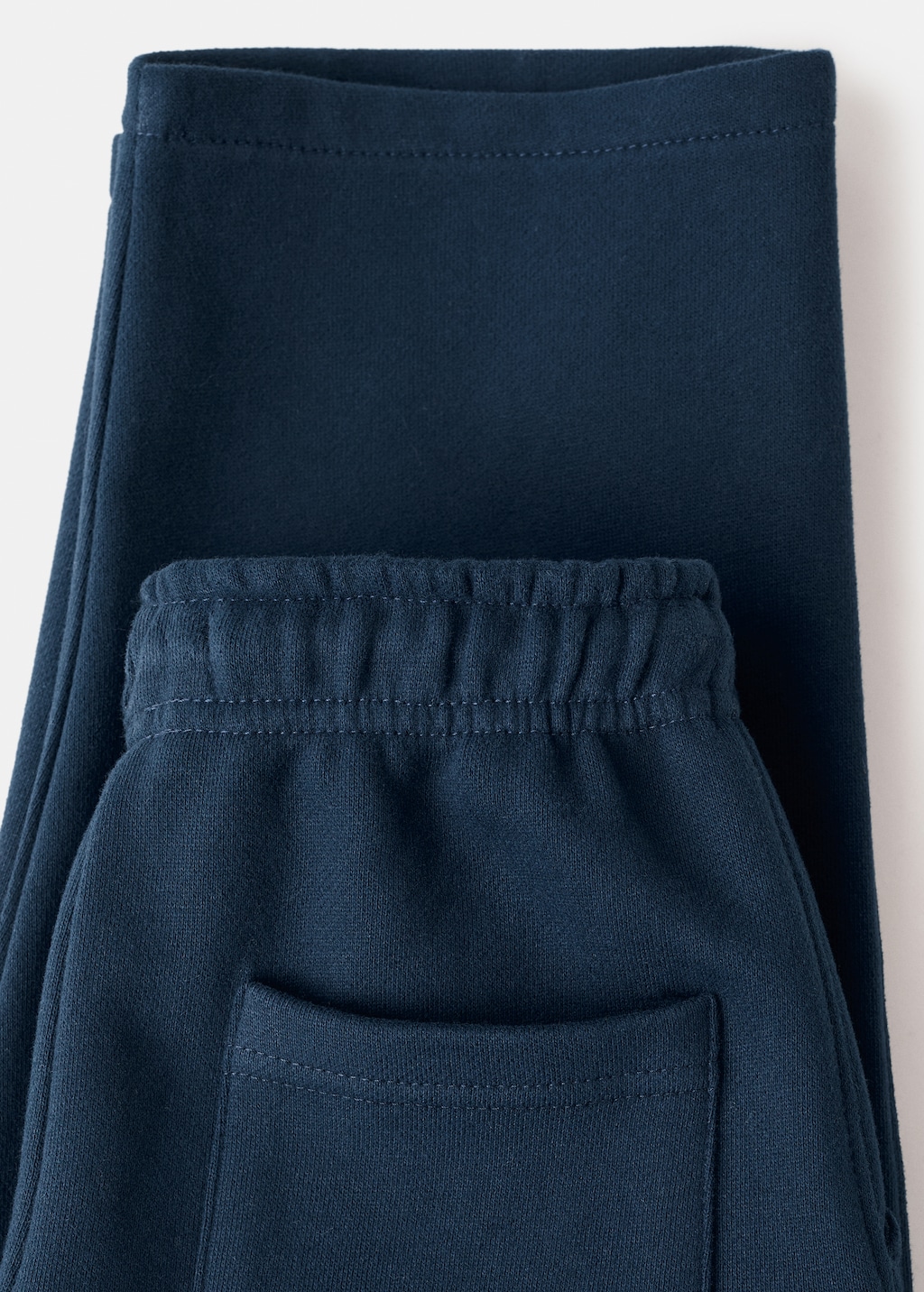 Cotton joggers with elastic waist