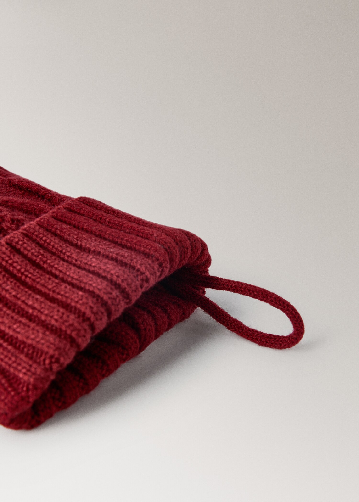 Vánoční pletené ponožky s copánkovým vzorem - Detail zboží 2