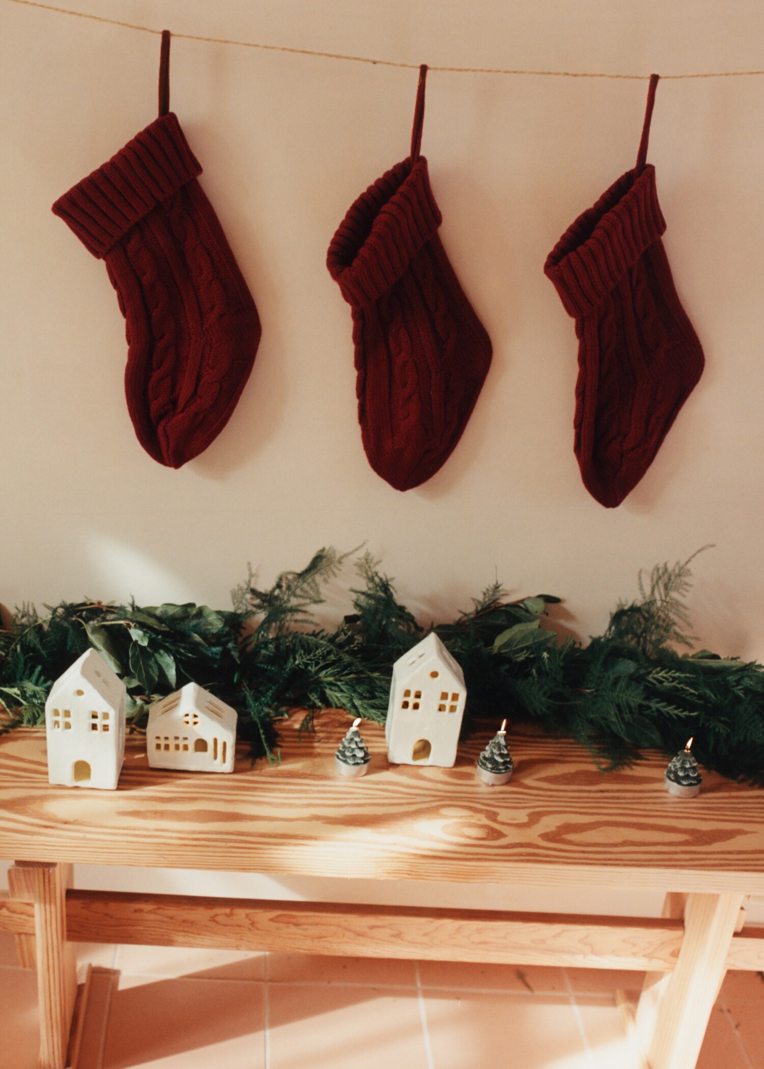 Cable-knit Christmas stocking - Details of the article 6