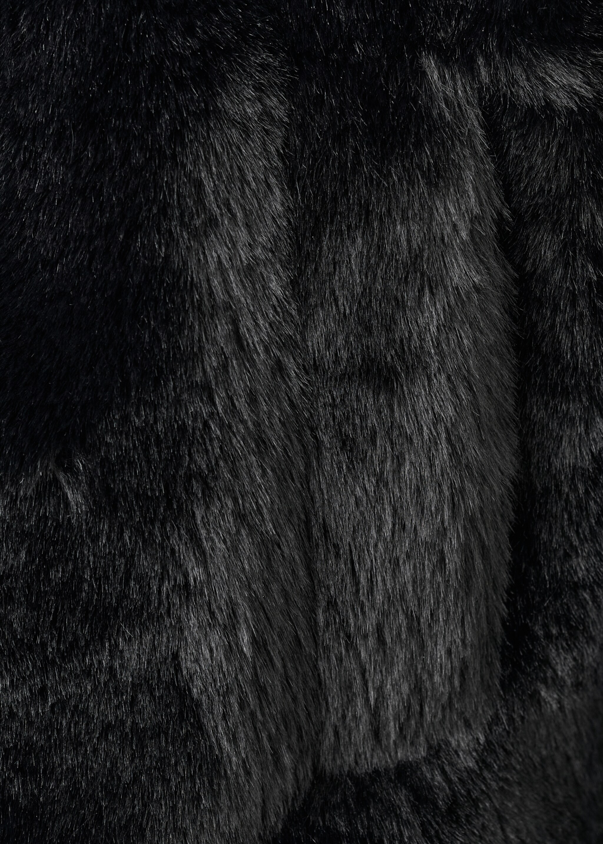 Chaqueta efecto pelo - Detalle del artículo 0, Negro. Ref: 17077903-00.