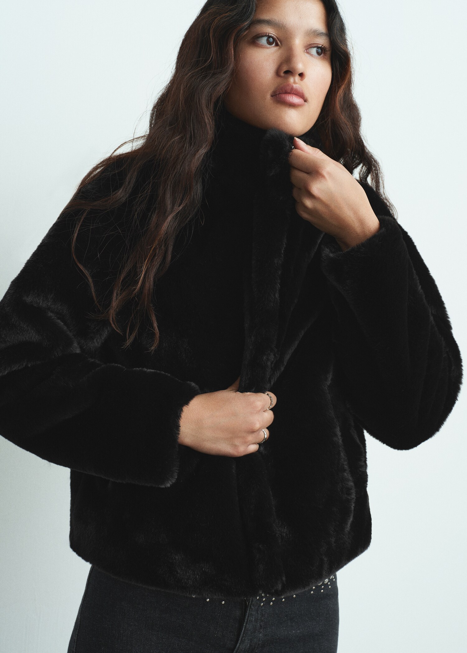 Fur effect jacket - Details of the article 2