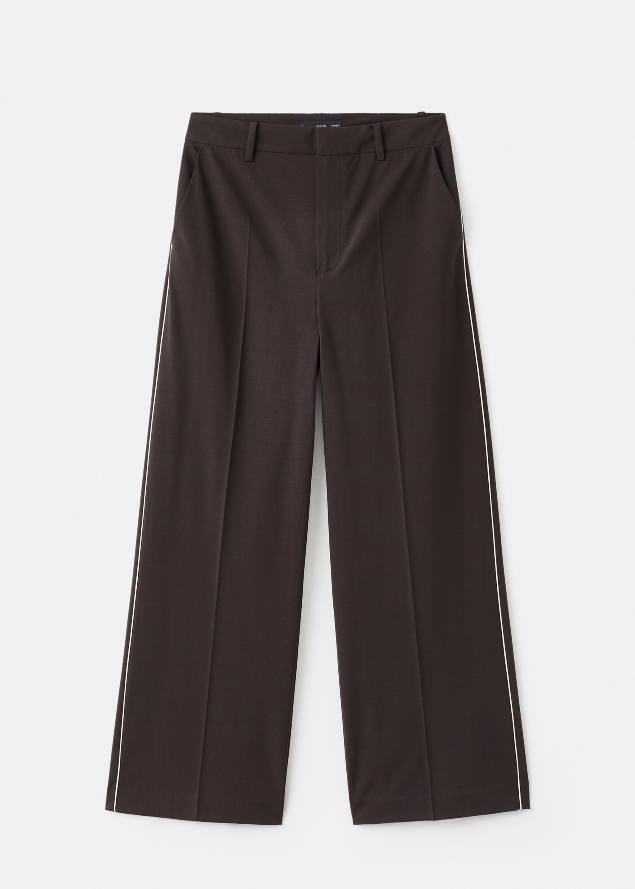 سروال بجوانب مخططة - منتج دون نموذج, شوكولاتة. Ref: 17077904-00.