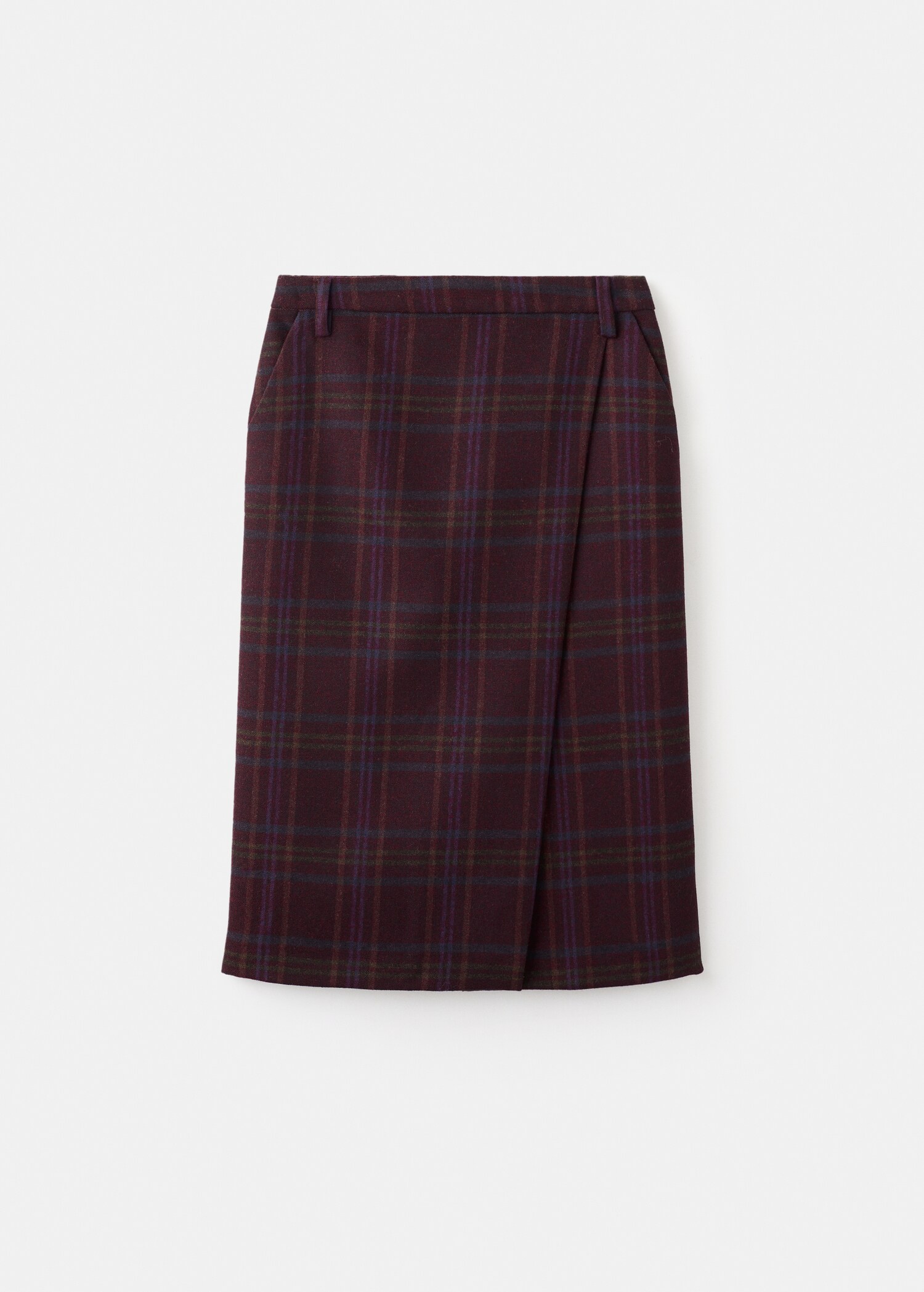 Check wrap skirt - Article without model