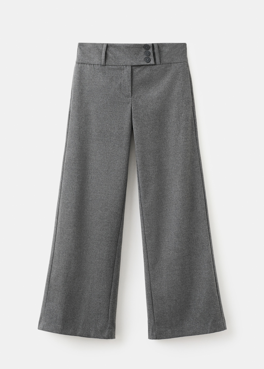 Straight-fit suit pants