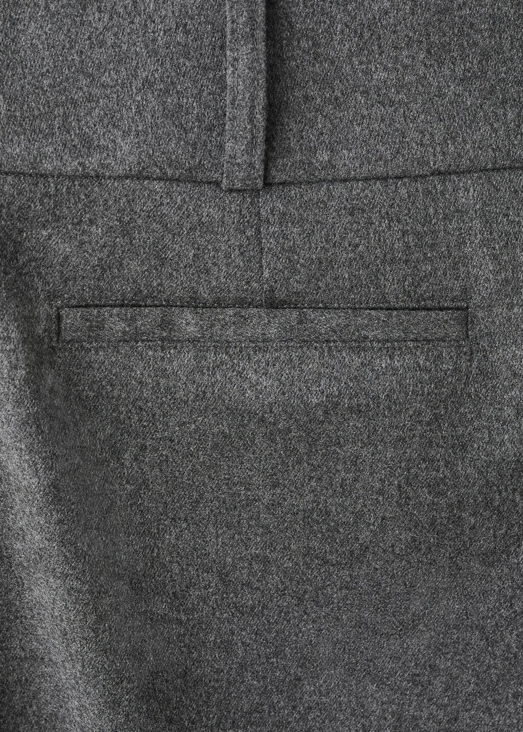 Straight-fit suit pants