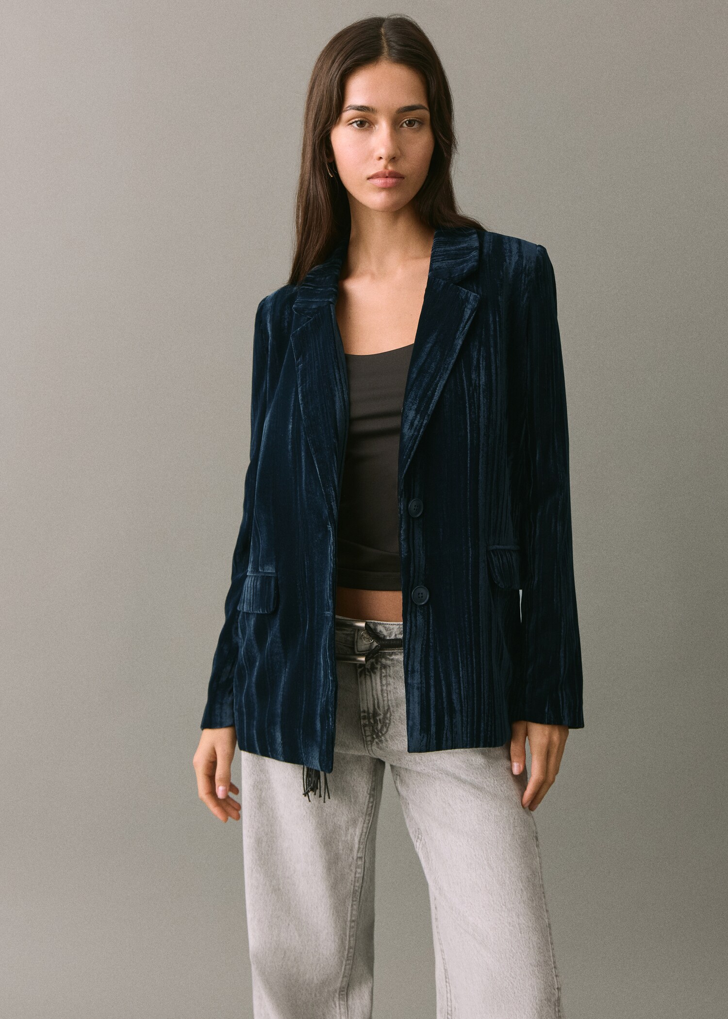 Velvet jacket - Medium plane
