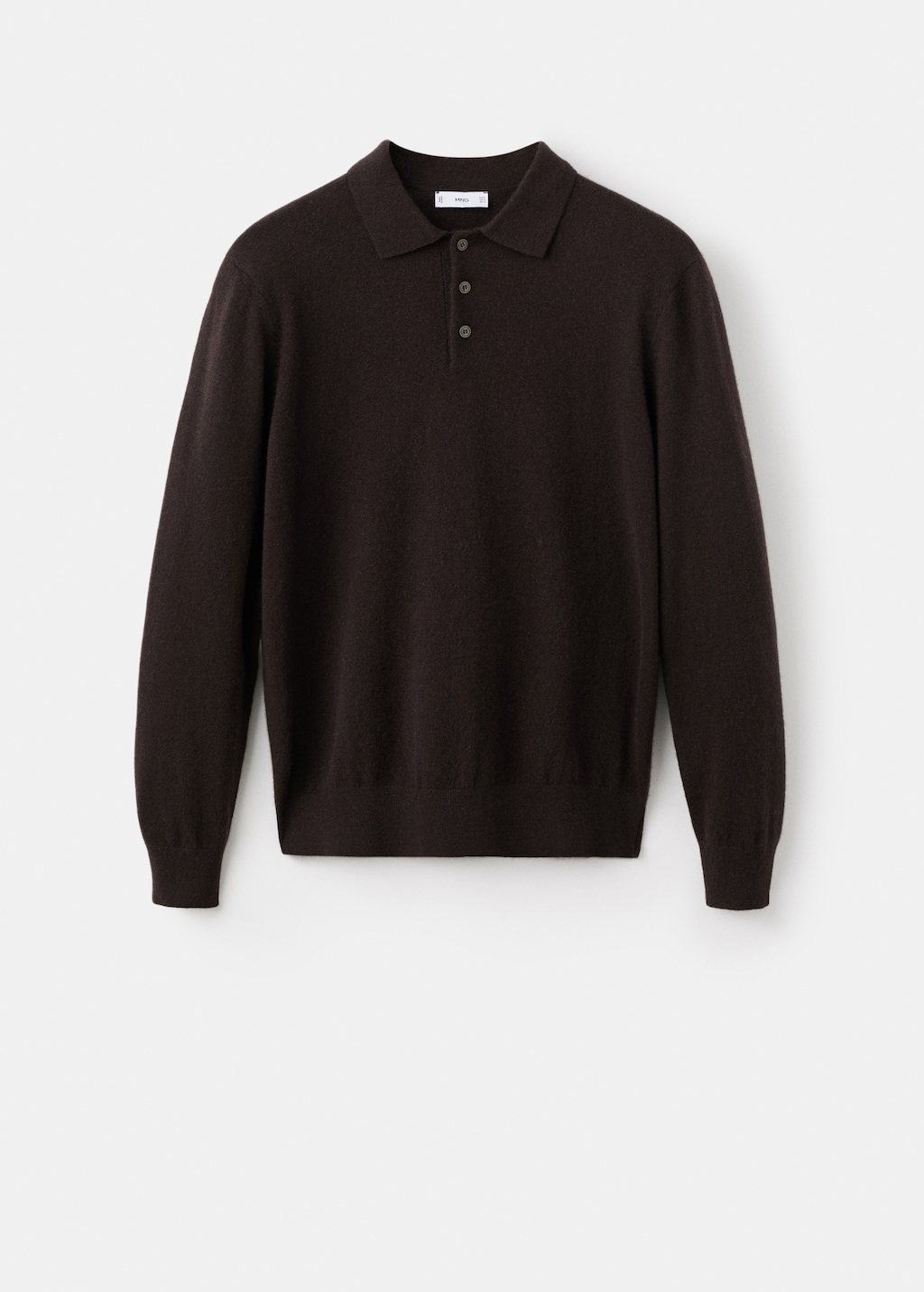 100% cashmere polo sweater