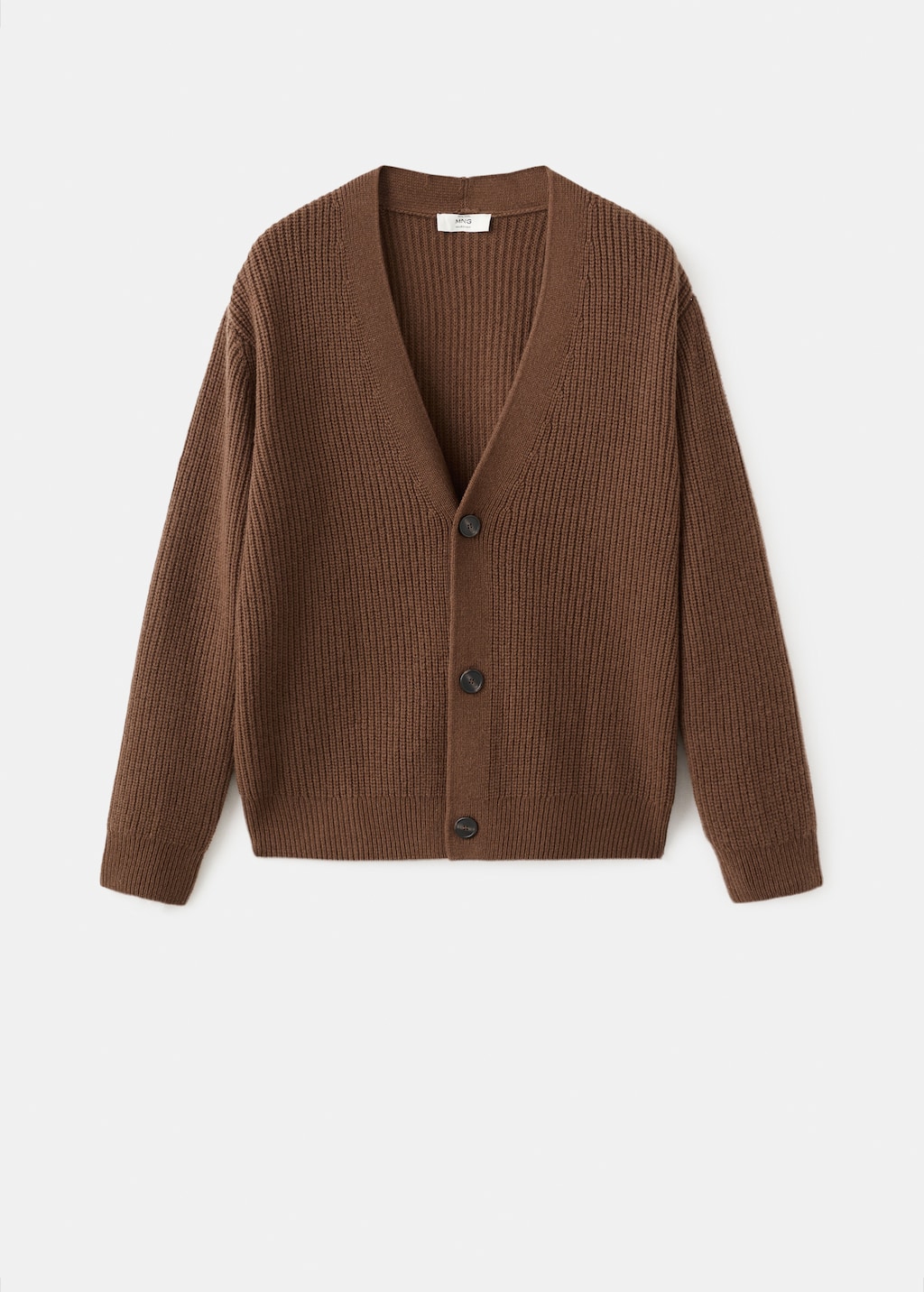 100% wool cardigan with buttons