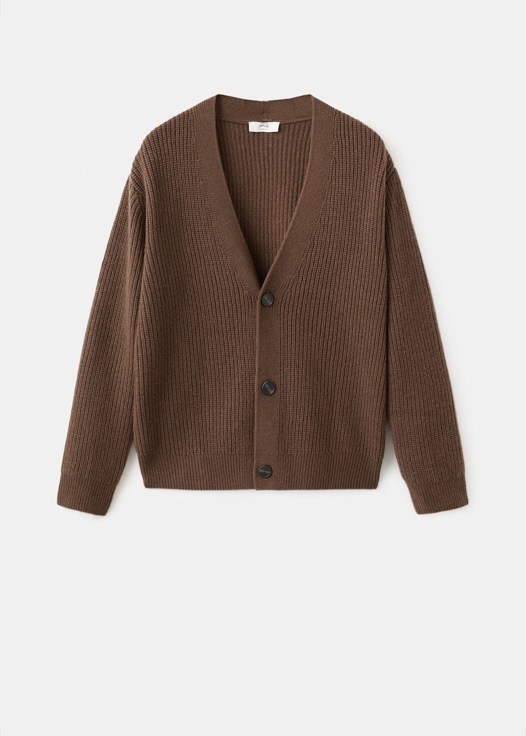 100% wool cardigan with buttons