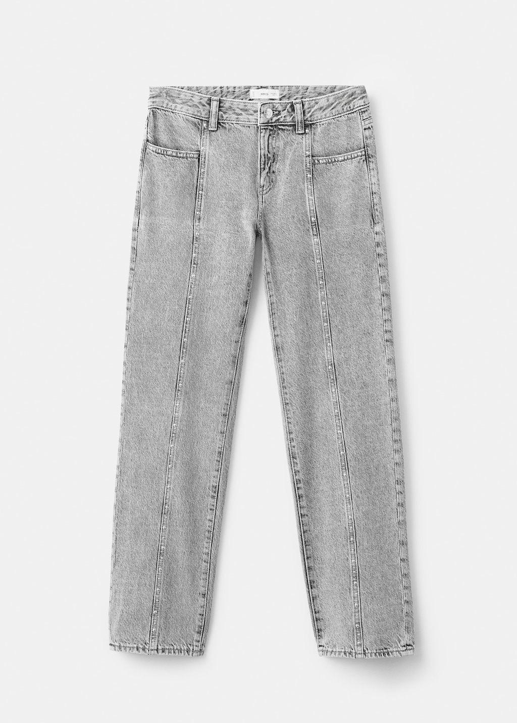 Straight-fit jeans with studs