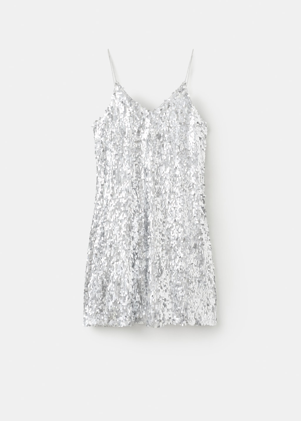 Short dress with sequins