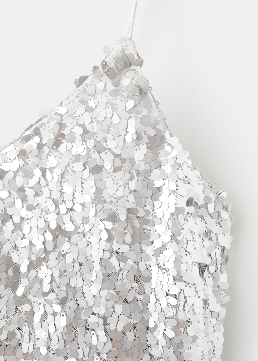 Short dress with sequins