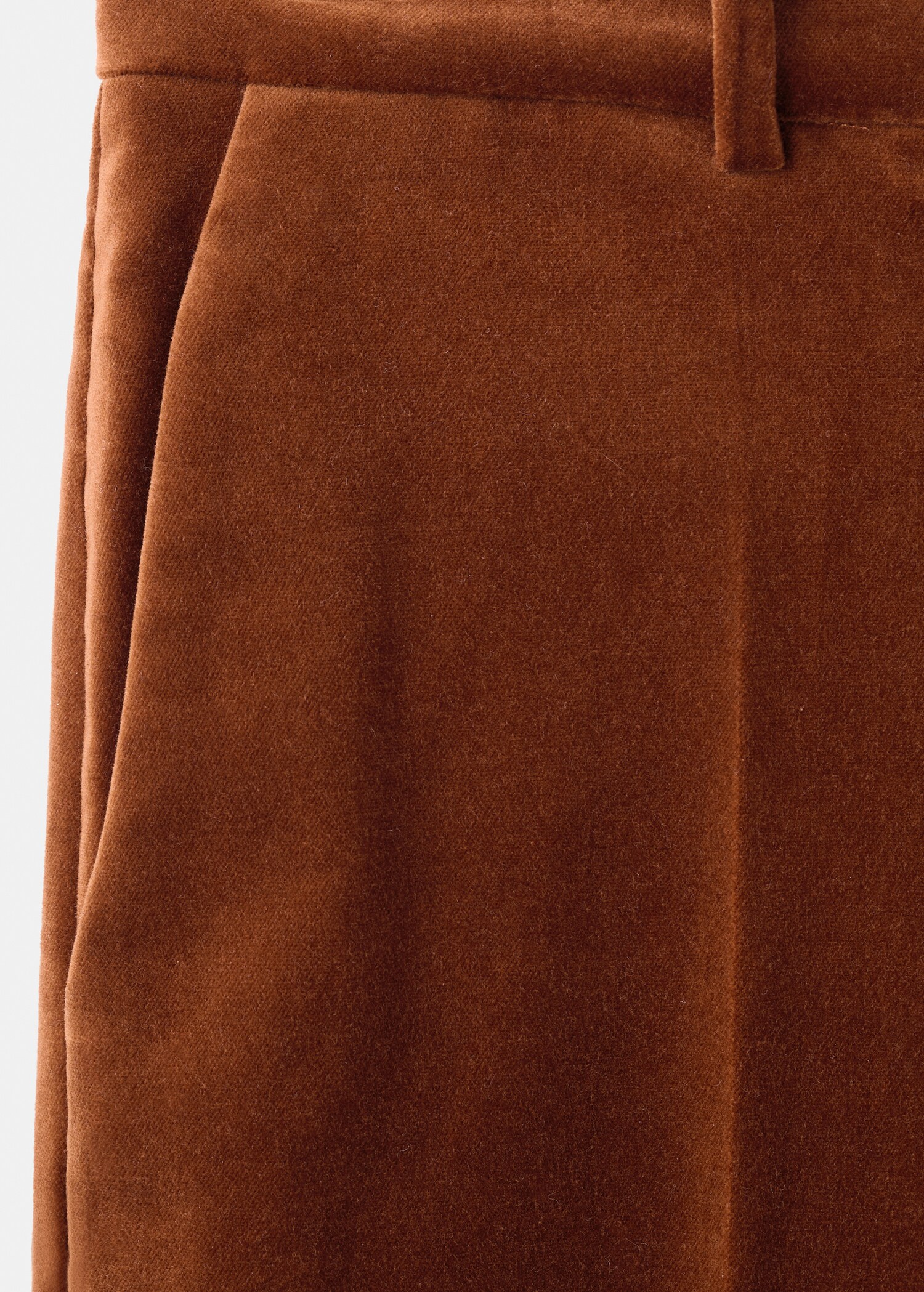 Velvet suit trousers - Details of the article 0