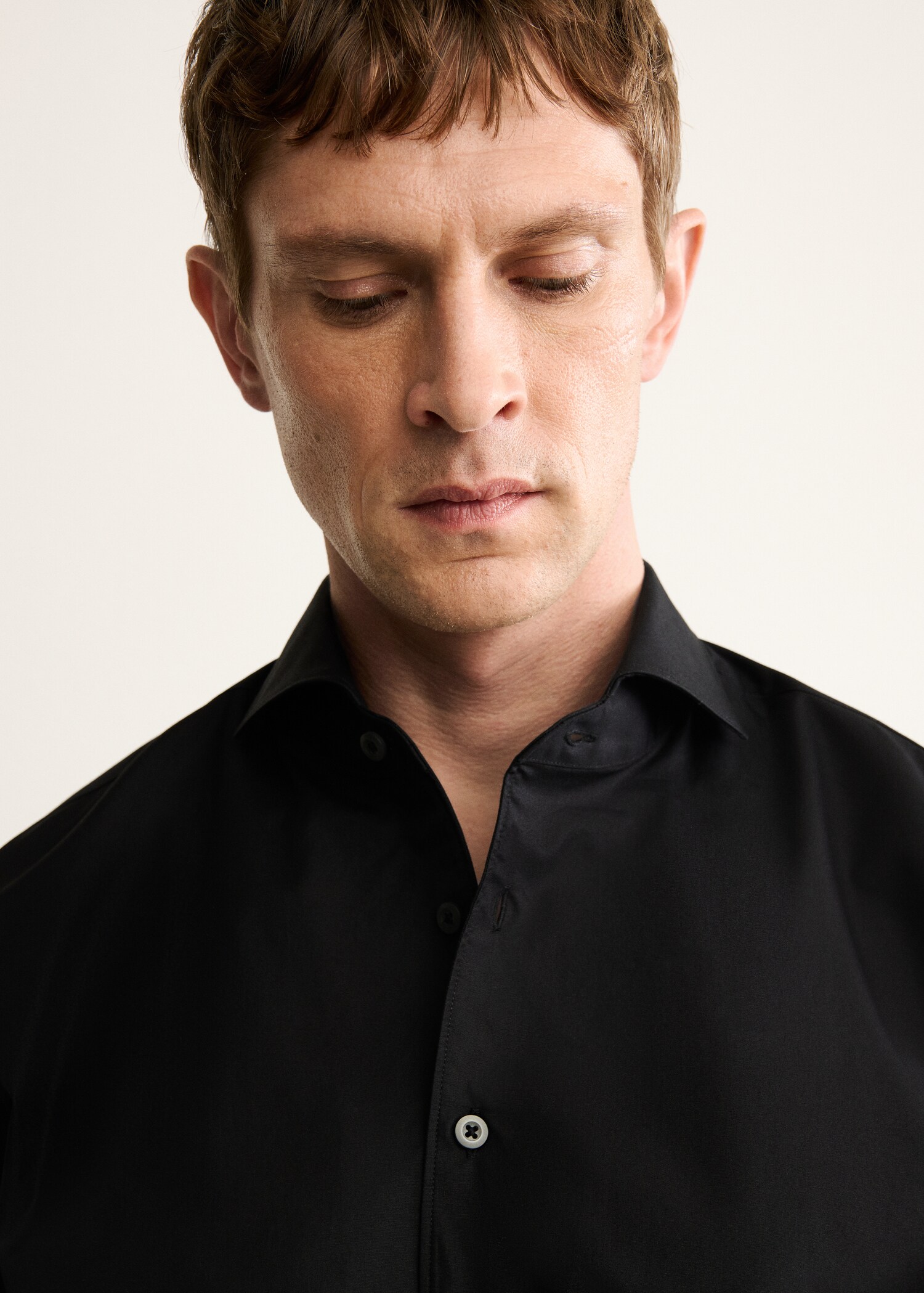 Regular-fit 100% cotton shirt - Details of the article 1