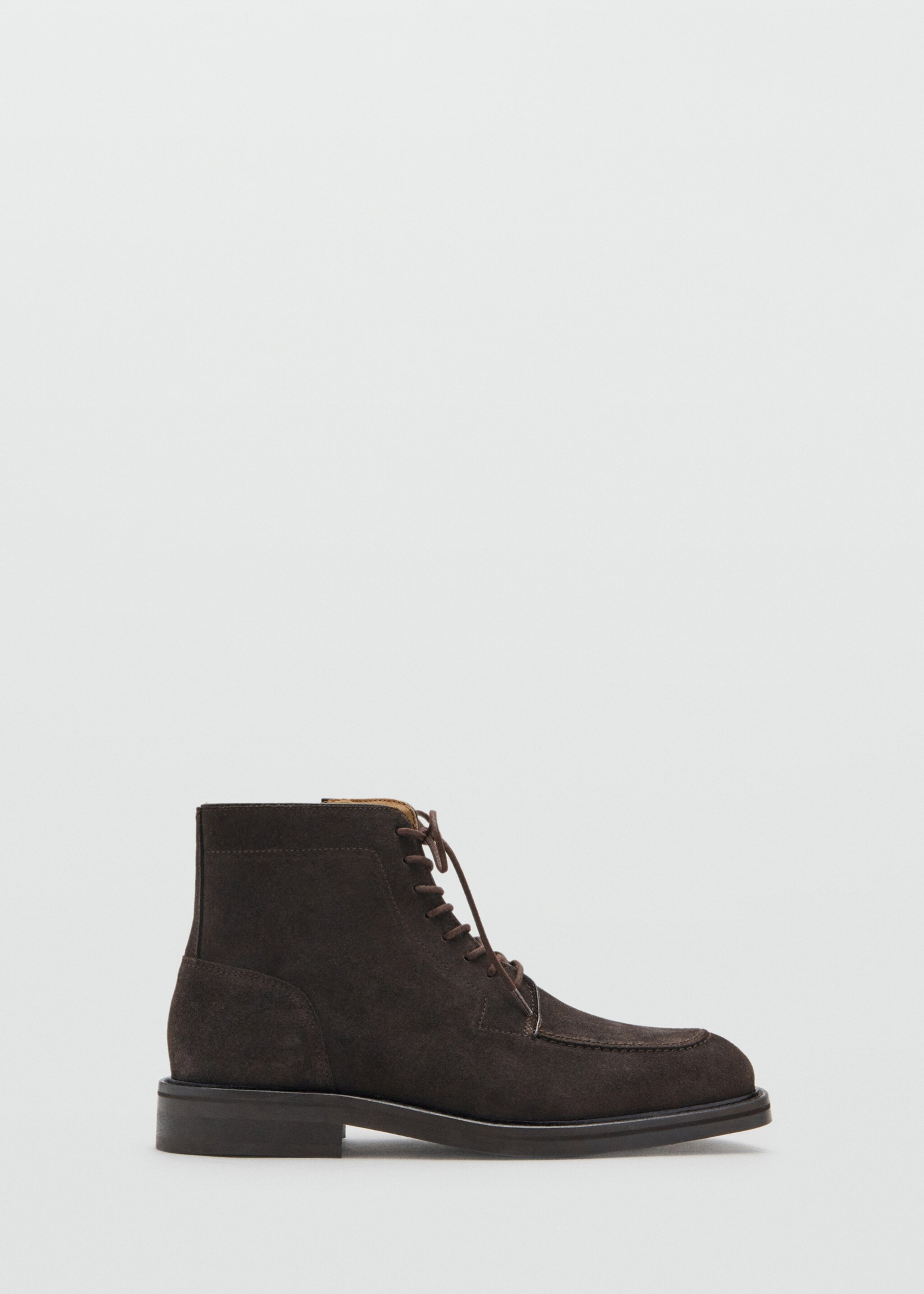 Lace-up leather ankle boots - Article without model, Brown. Ref: 17078289-00.