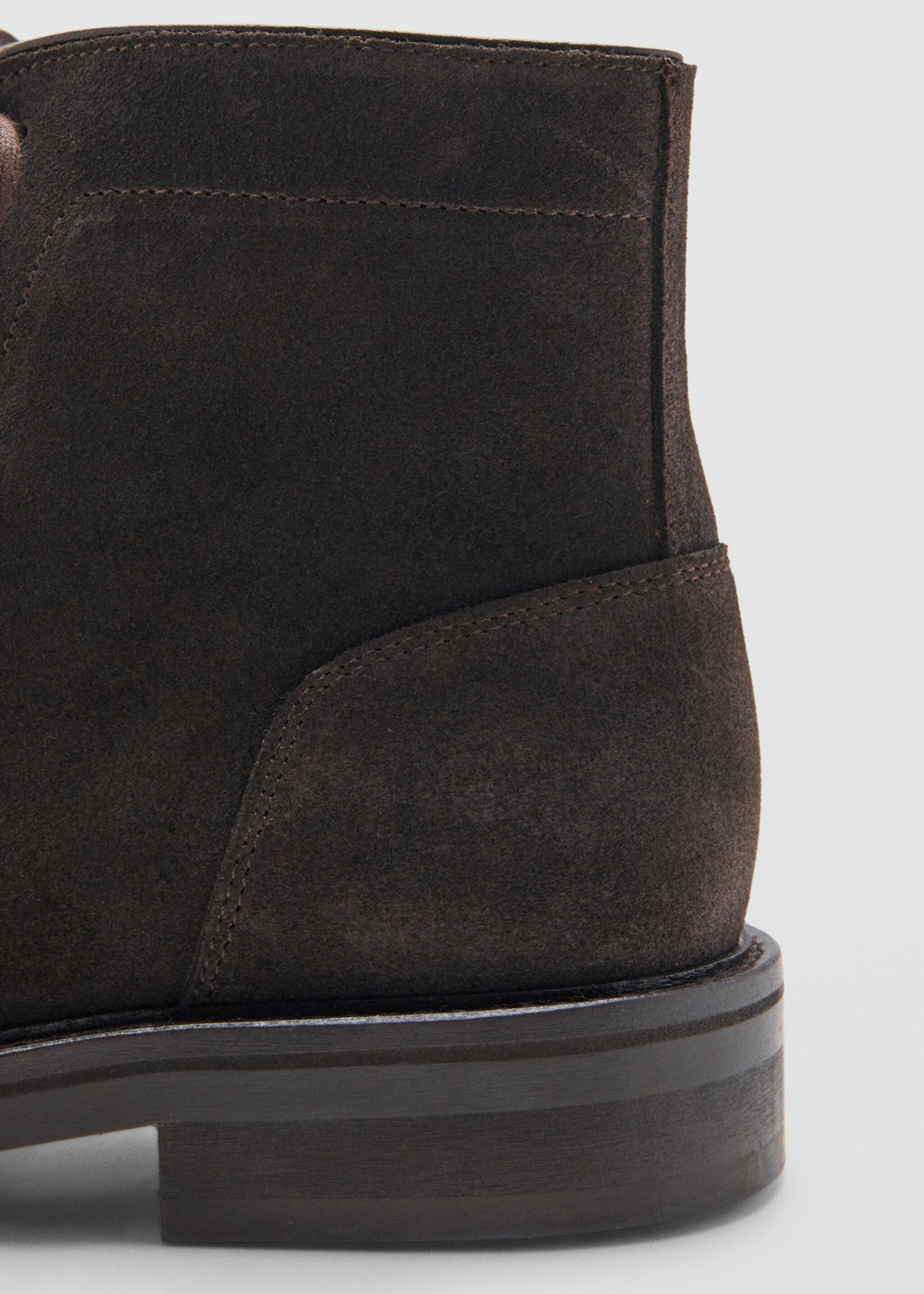 Lace-up leather ankle boots - Details of the article 1, Brown. Ref: 17078289-00.