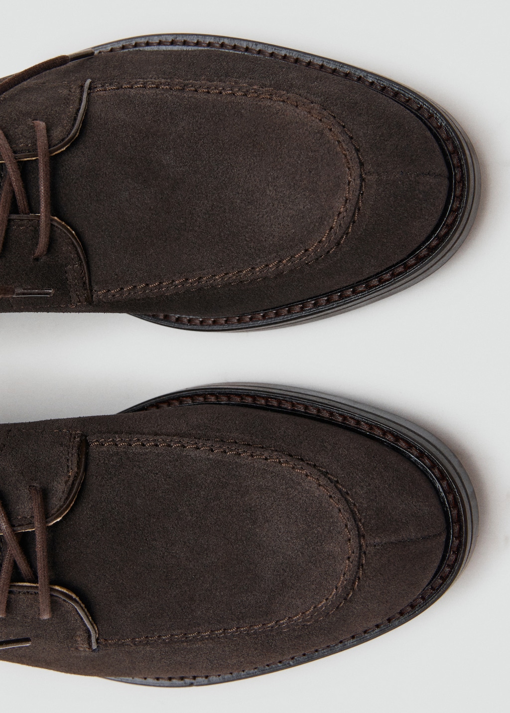 Lace-up leather ankle boots