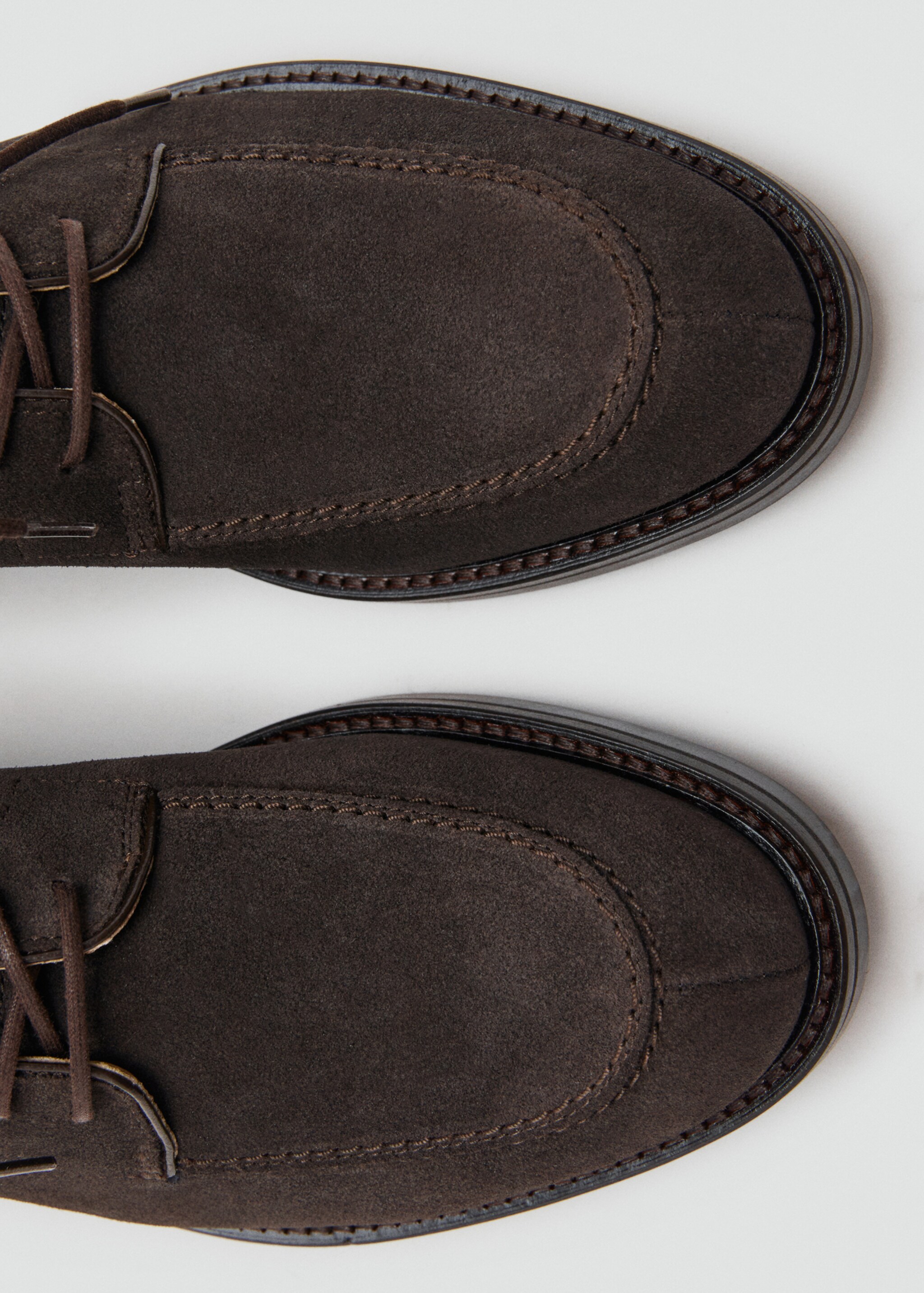Lace-up leather ankle boots - Details of the article 2, Brown. Ref: 17078289-00.