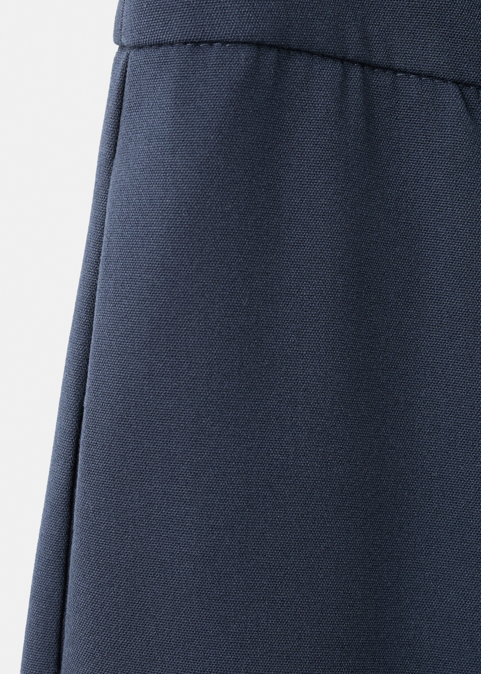 Pantalon droit - Détail de l'article 8, Bleu marine. Ref: 17078291-00.