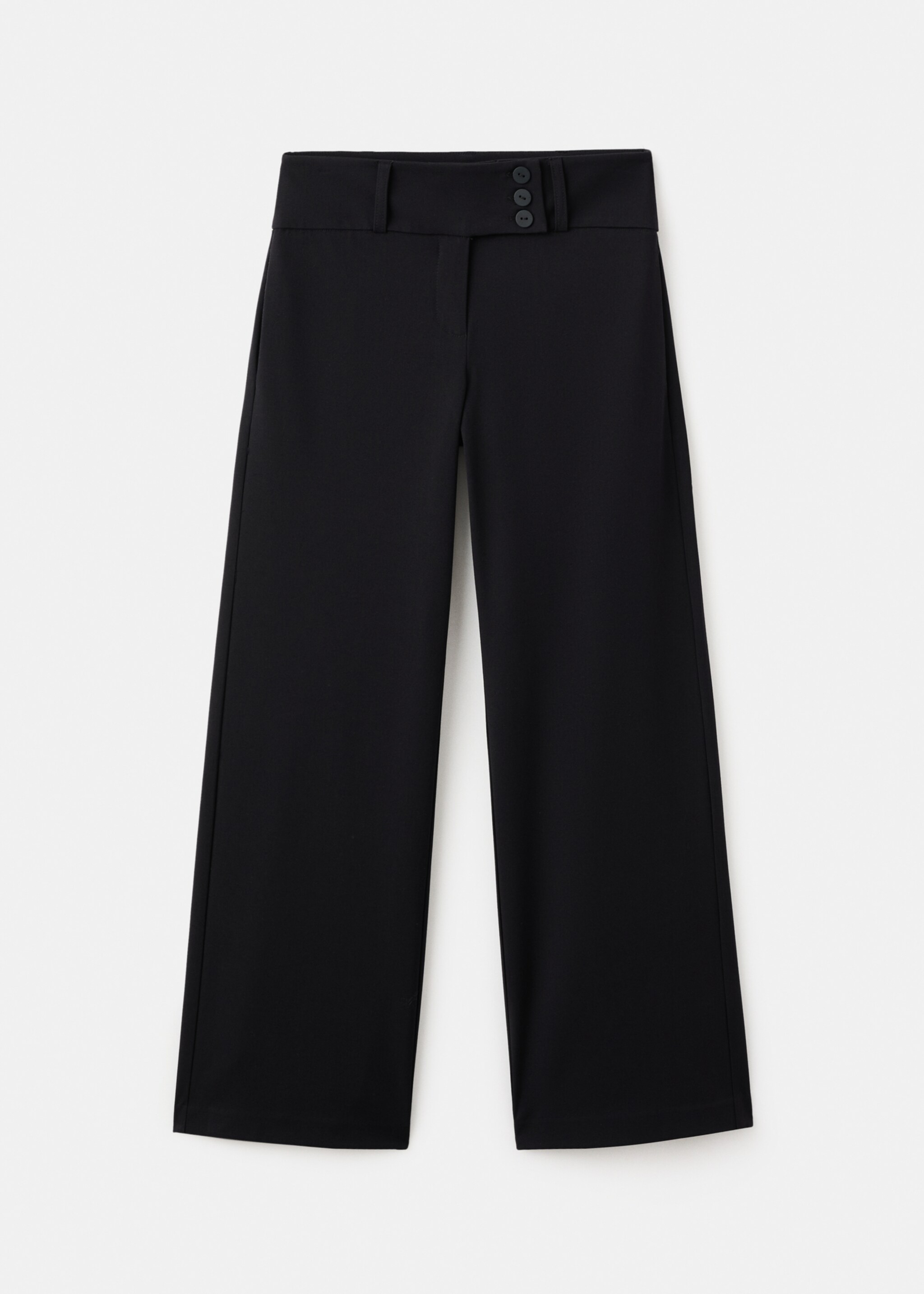 Straight trousers - Article without model, Black. Ref: 17078291-00.