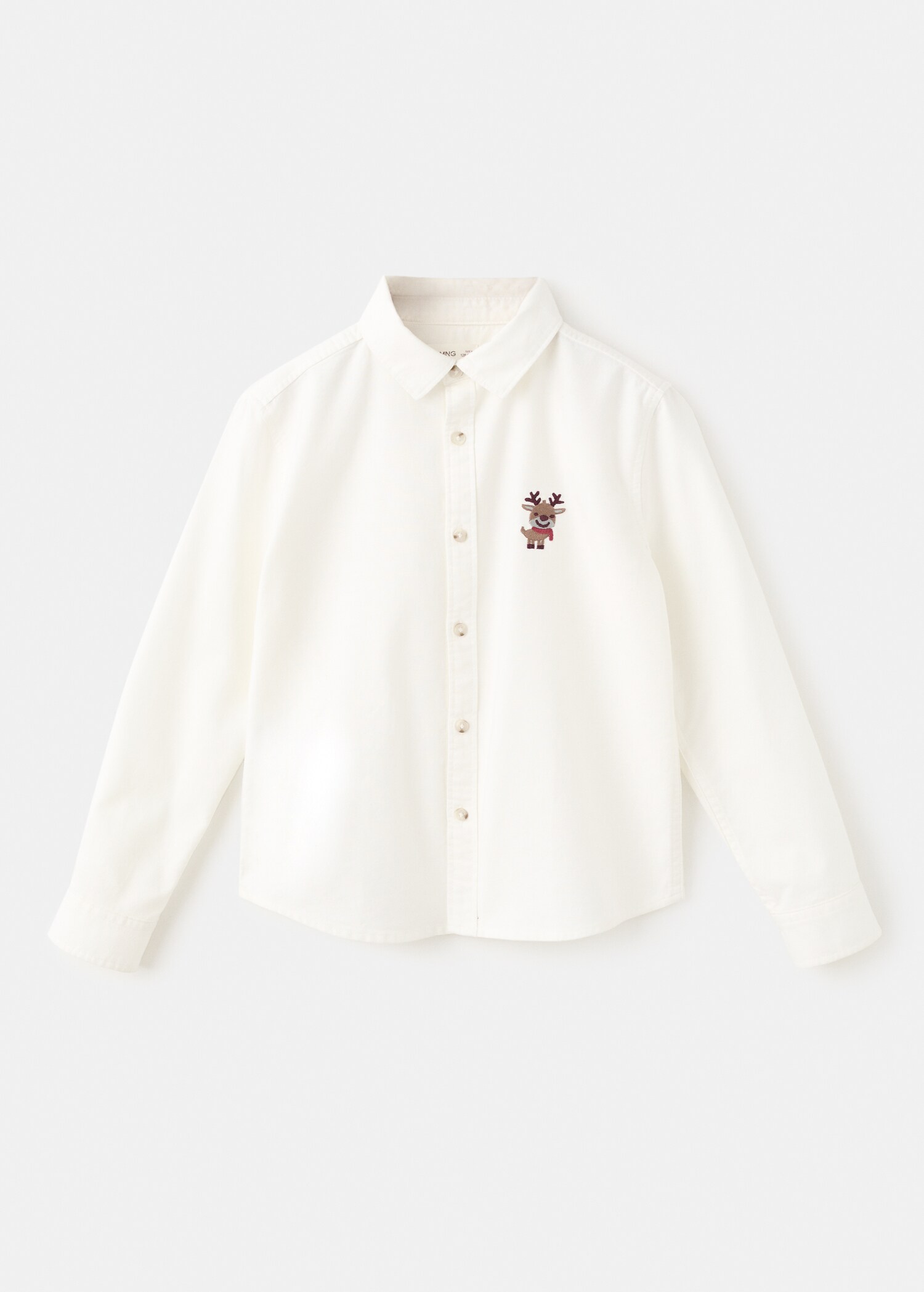 Reindeer embroidered shirt - Article without model