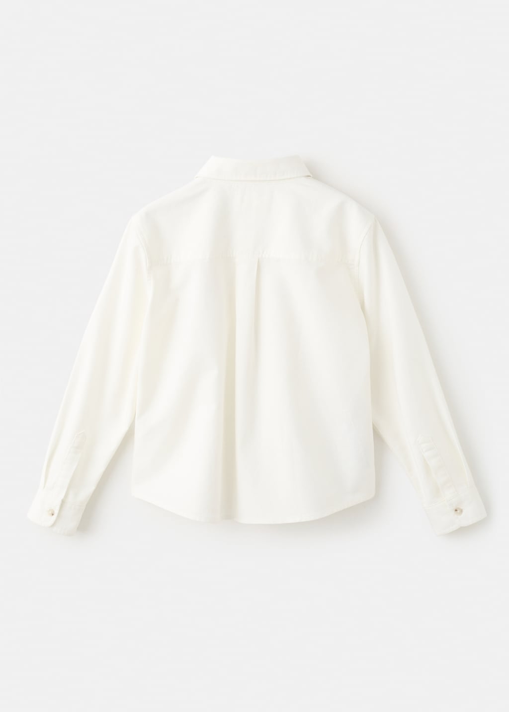 Shirt with reindeer embroidery