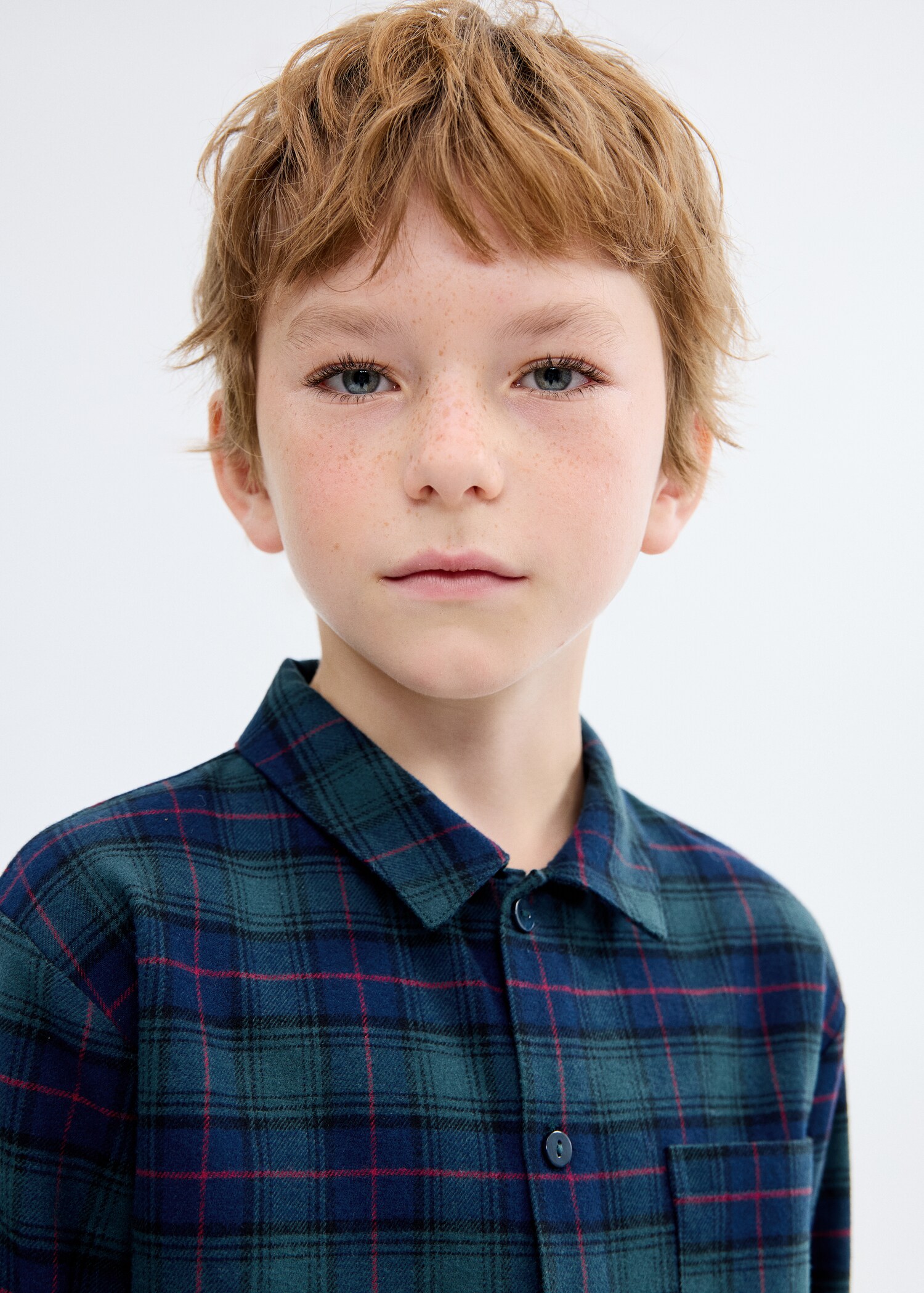 Set of long check pyjamas - Details of the article 1