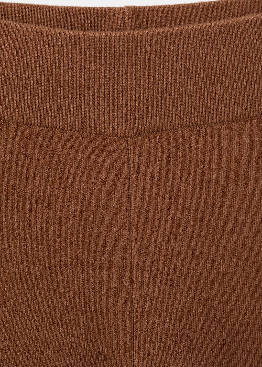 Straight knitted pants