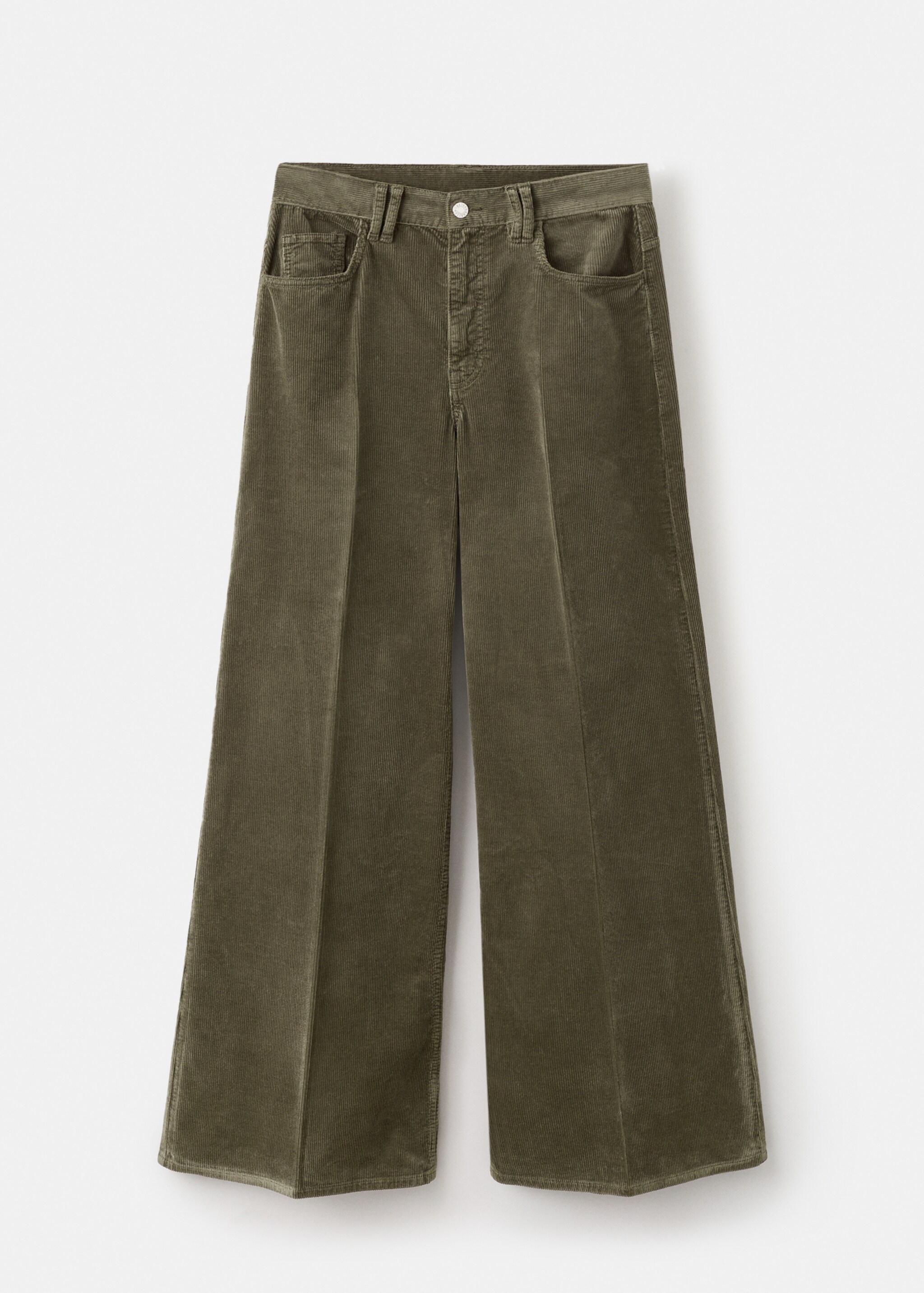 Jeans pana wide leg - Artículo sin modelo, Khaki. Ref: 17079093-00.