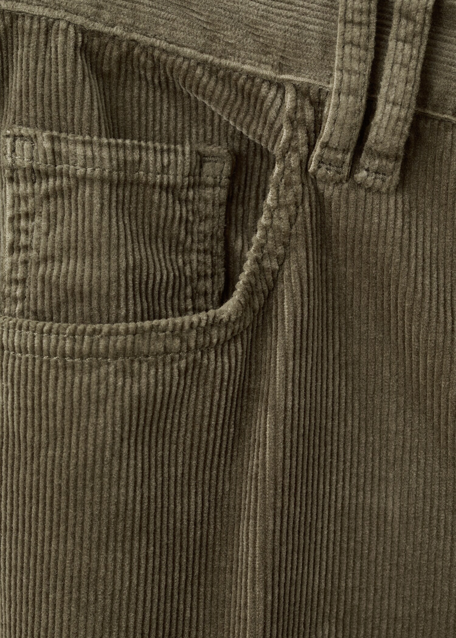 Wide-leg corduroy jeans - Details of the article 0
