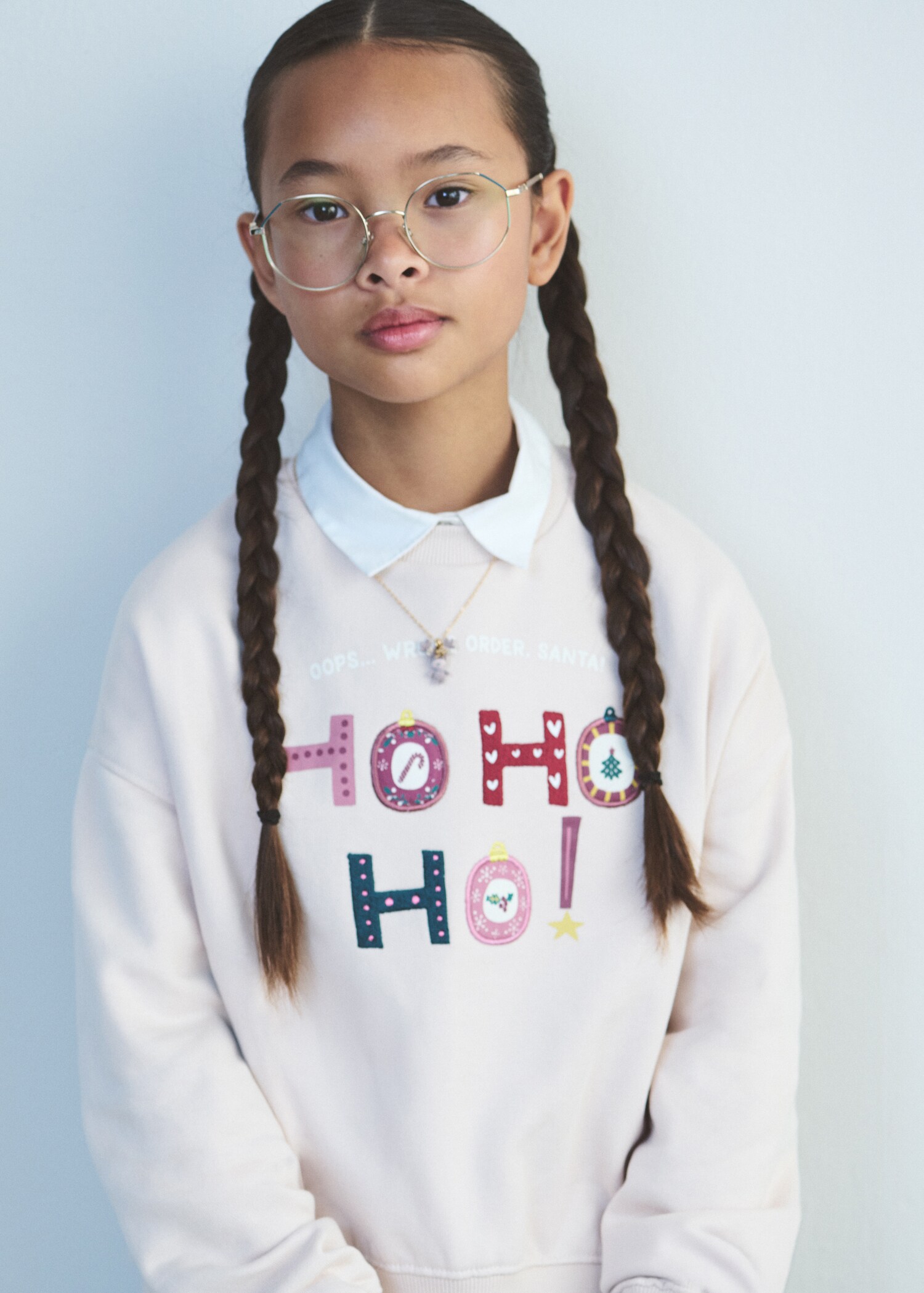 Embroidered cotton sweatshirt - Details of the article 7