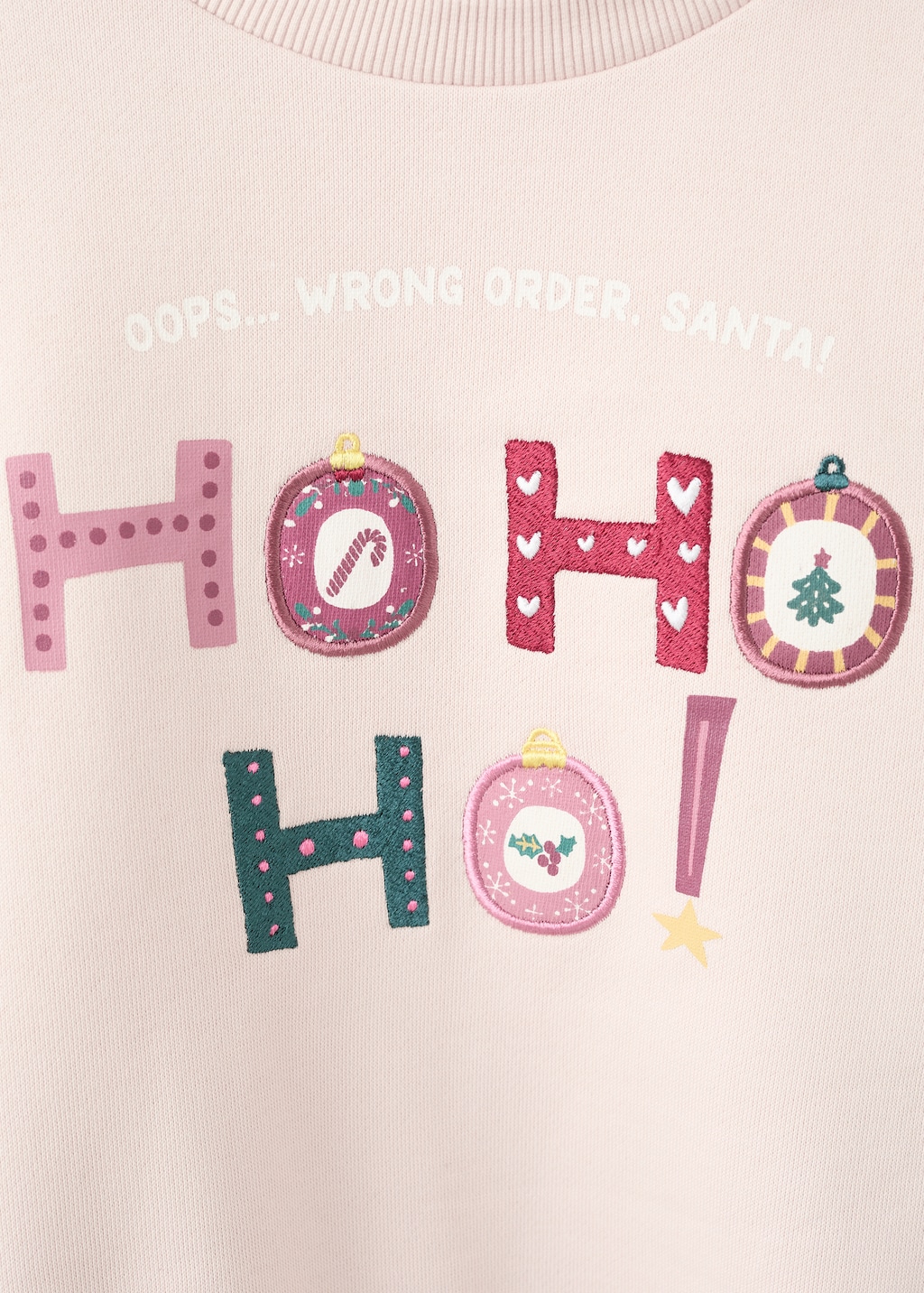 Embroidered cotton sweatshirt