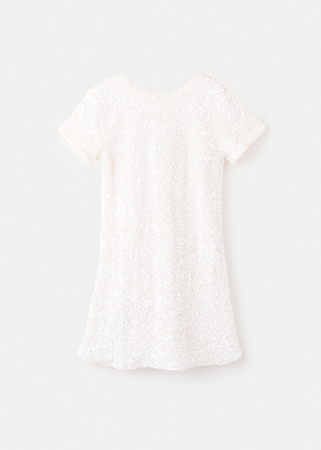 Short dress with sequins