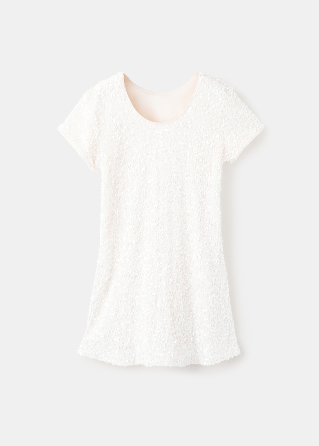 Short dress with sequins