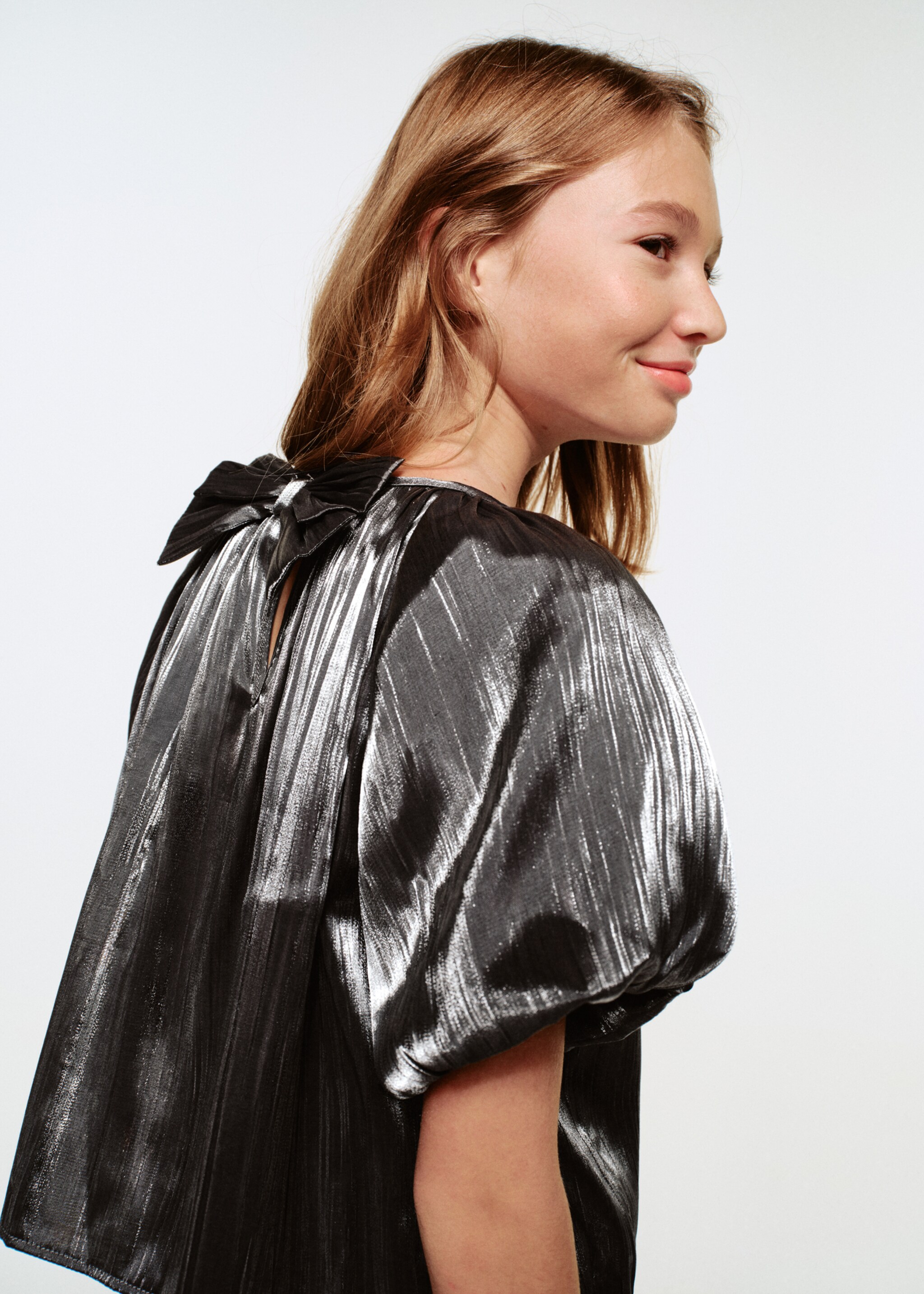Blouse glamy - Details of the article 1, Silver. Ref: 17079097-00.