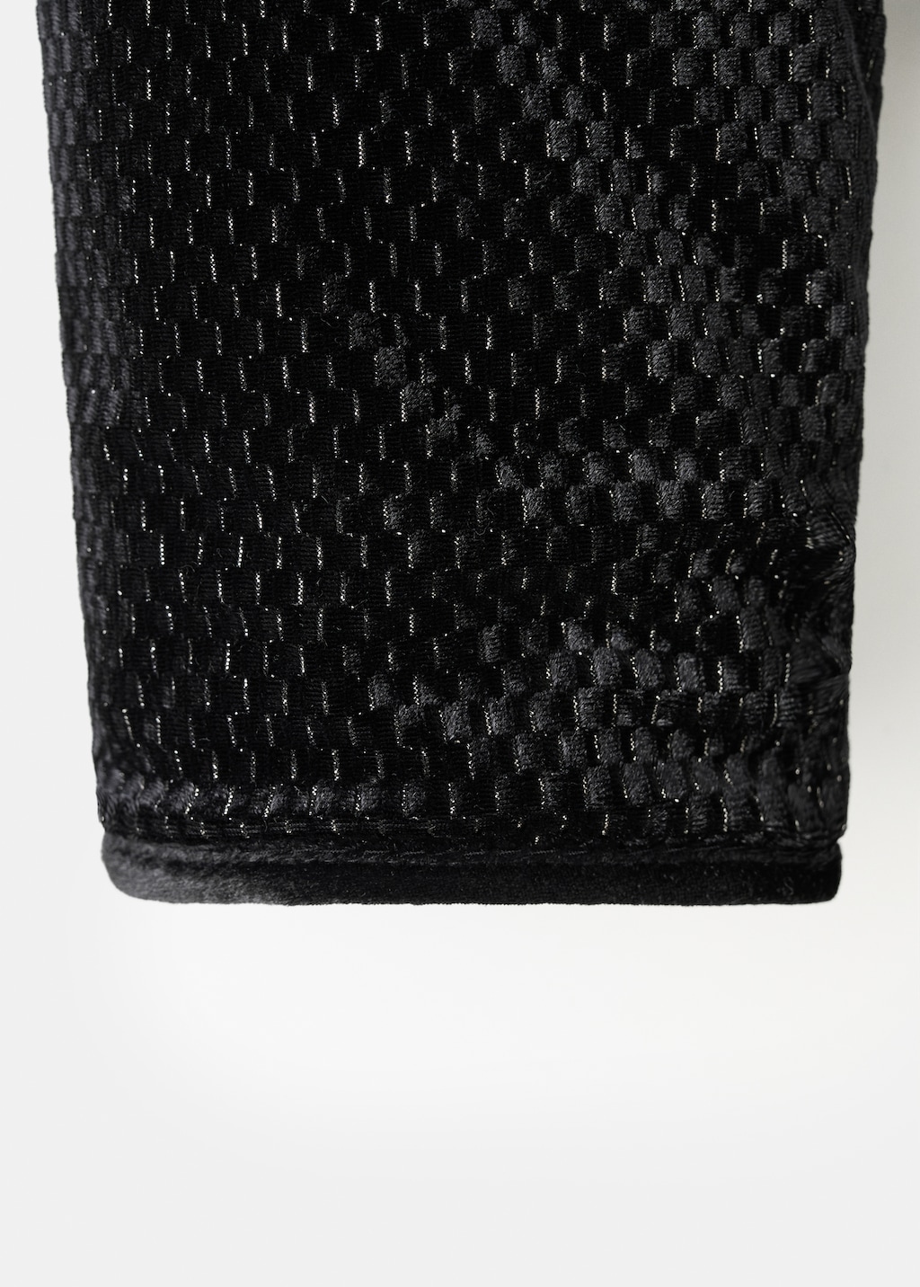 Lurex jacket with buttons