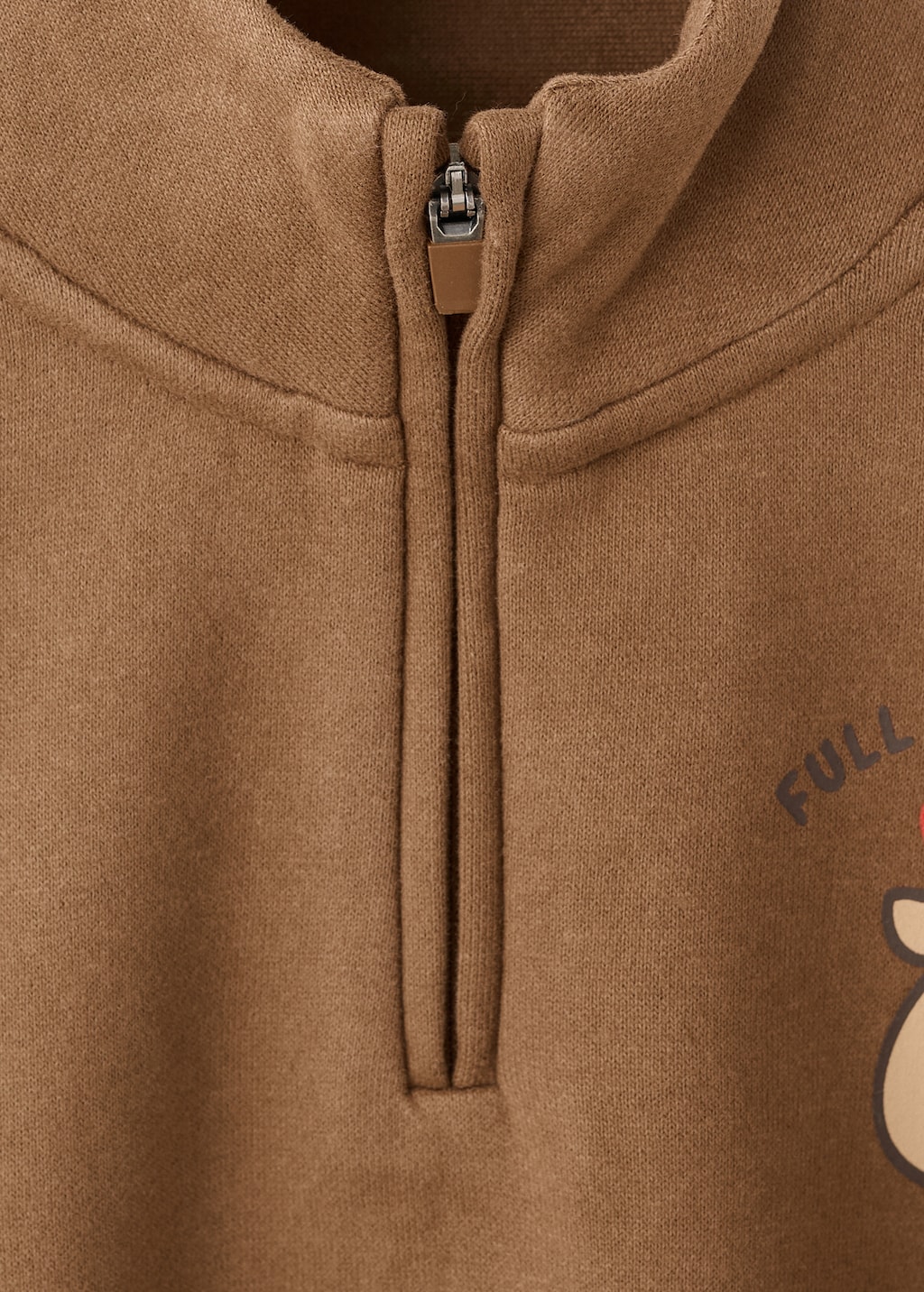 Printed embossed sweatshirt