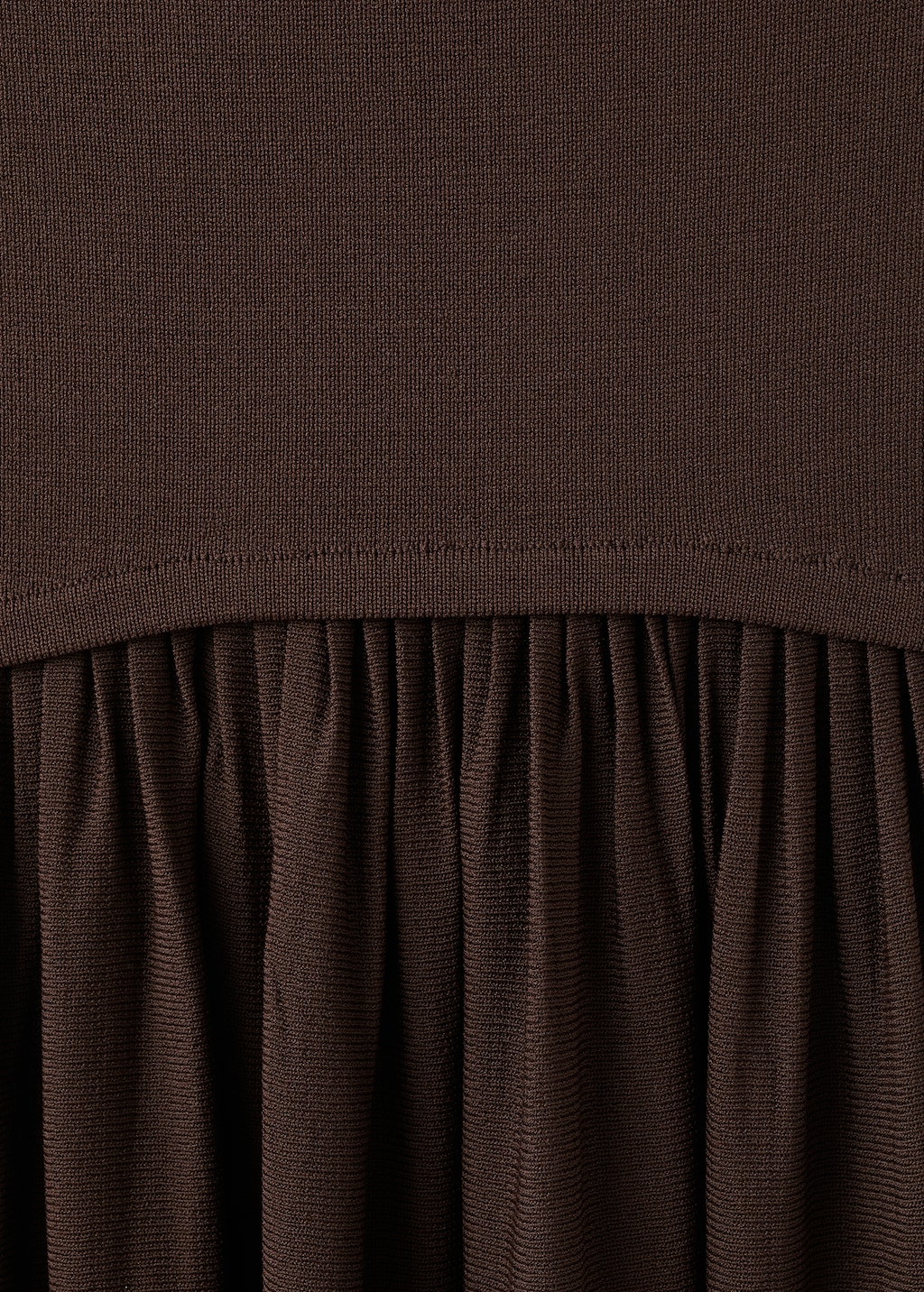 Combined strapless dress