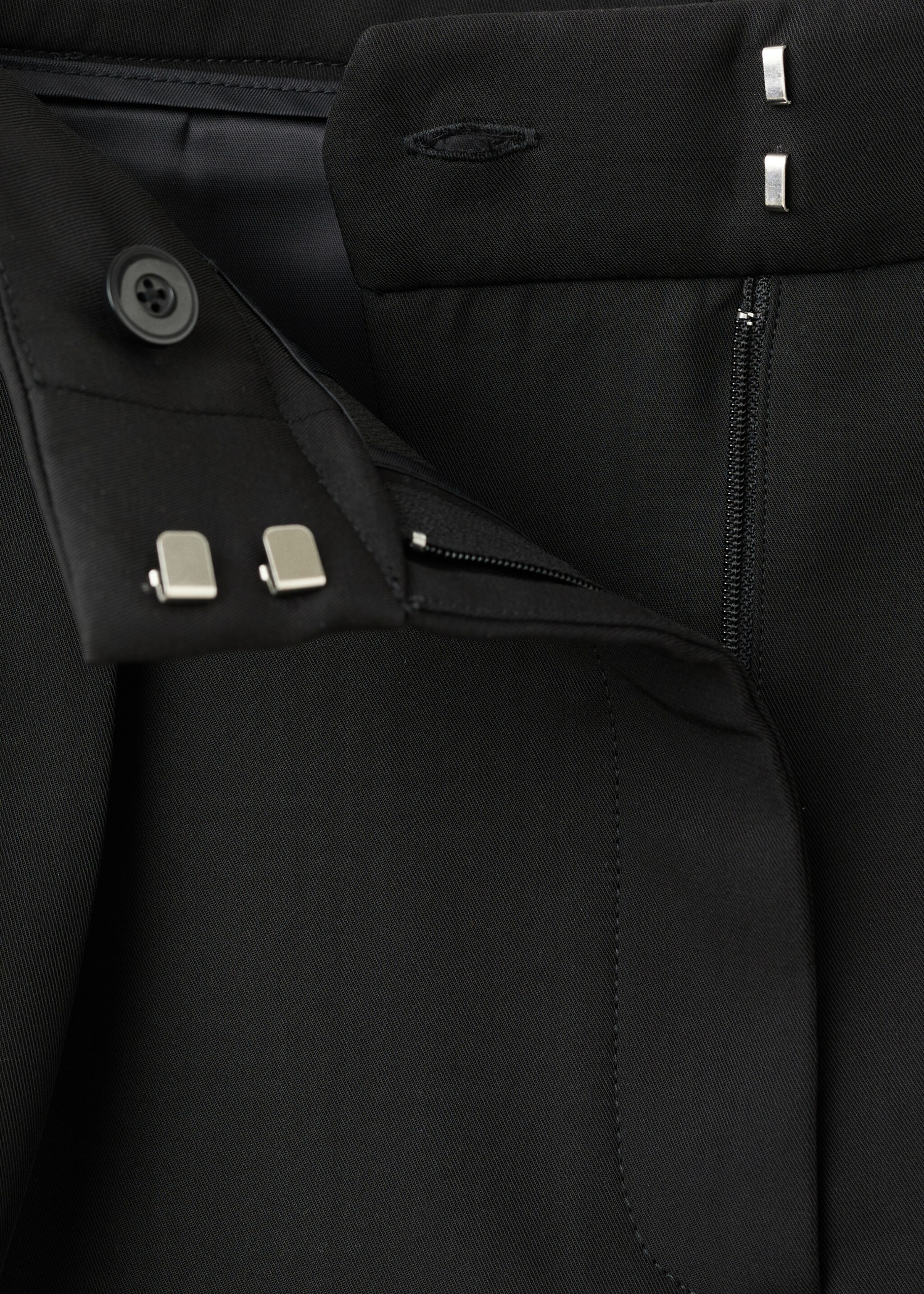 Shorts tiro alto pinzas - Detalle del artículo 0, Negro. Ref: 17079105-00.