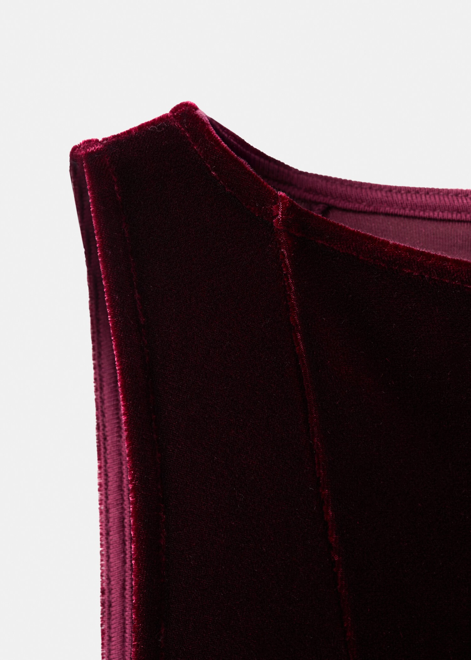 Velvet dress with seams - Details of the article 8