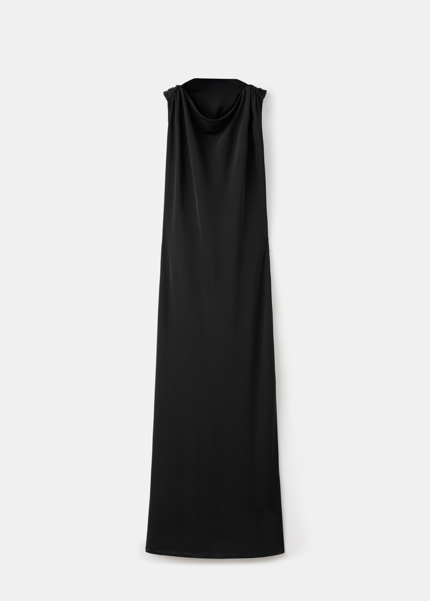Robe drapée détail métallique - Article sans modèle