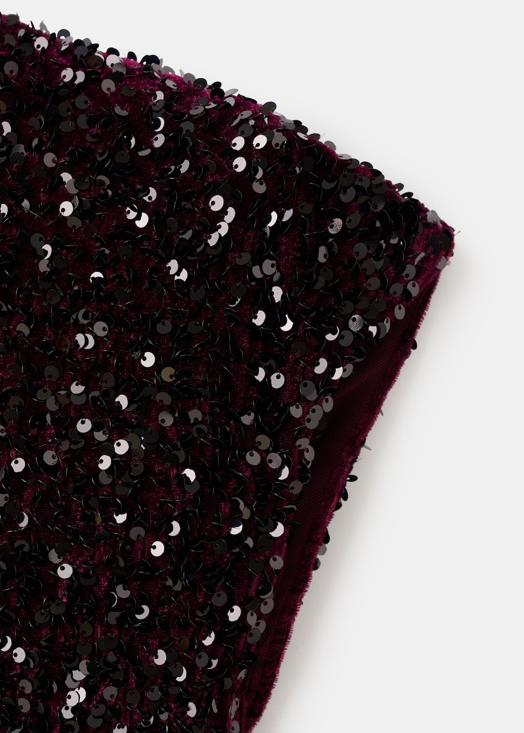 Sequin dress with open back