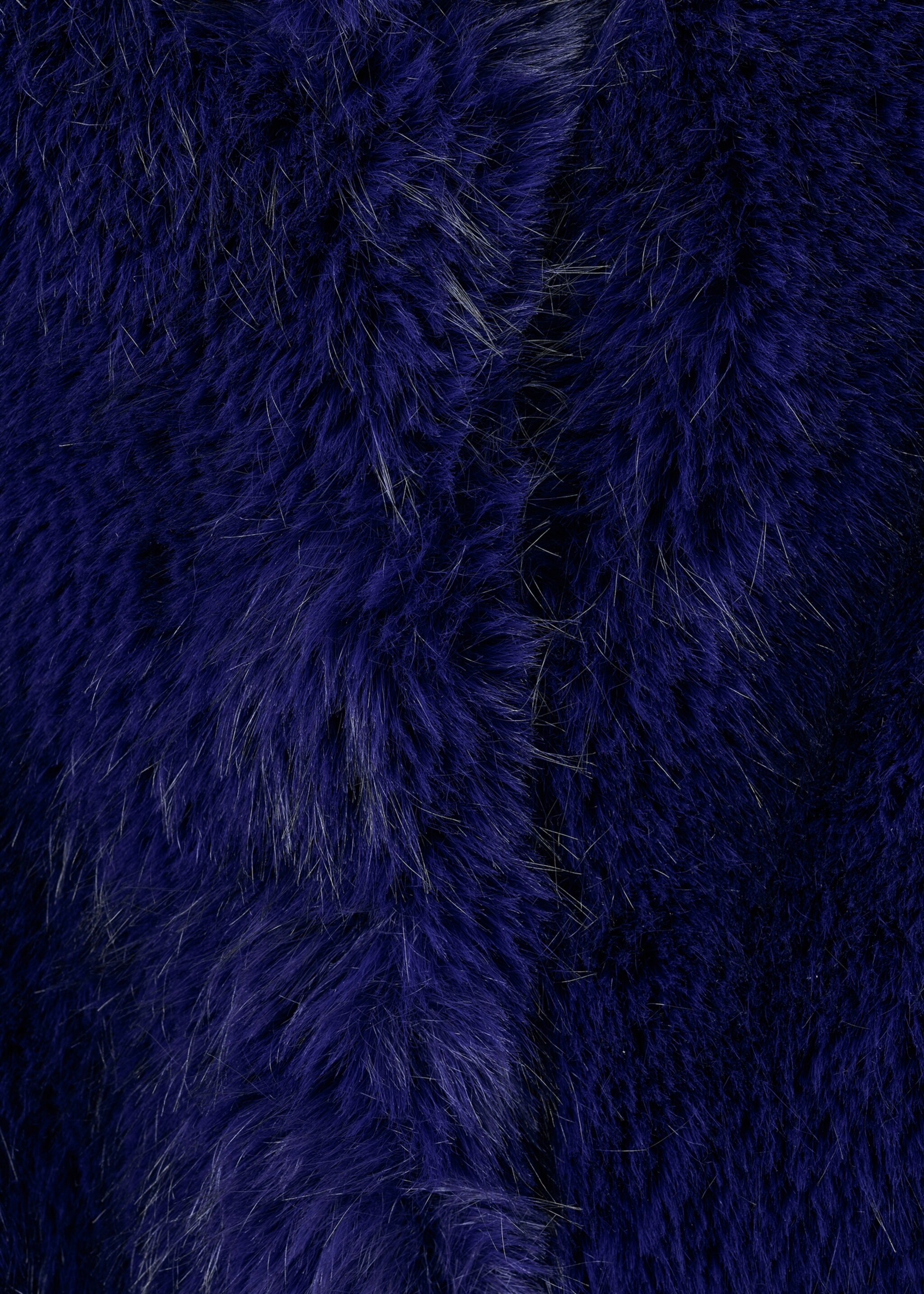 Manteau fausse fourrure - Détail de l'article 0, Bleu. Ref: 17079117-00.