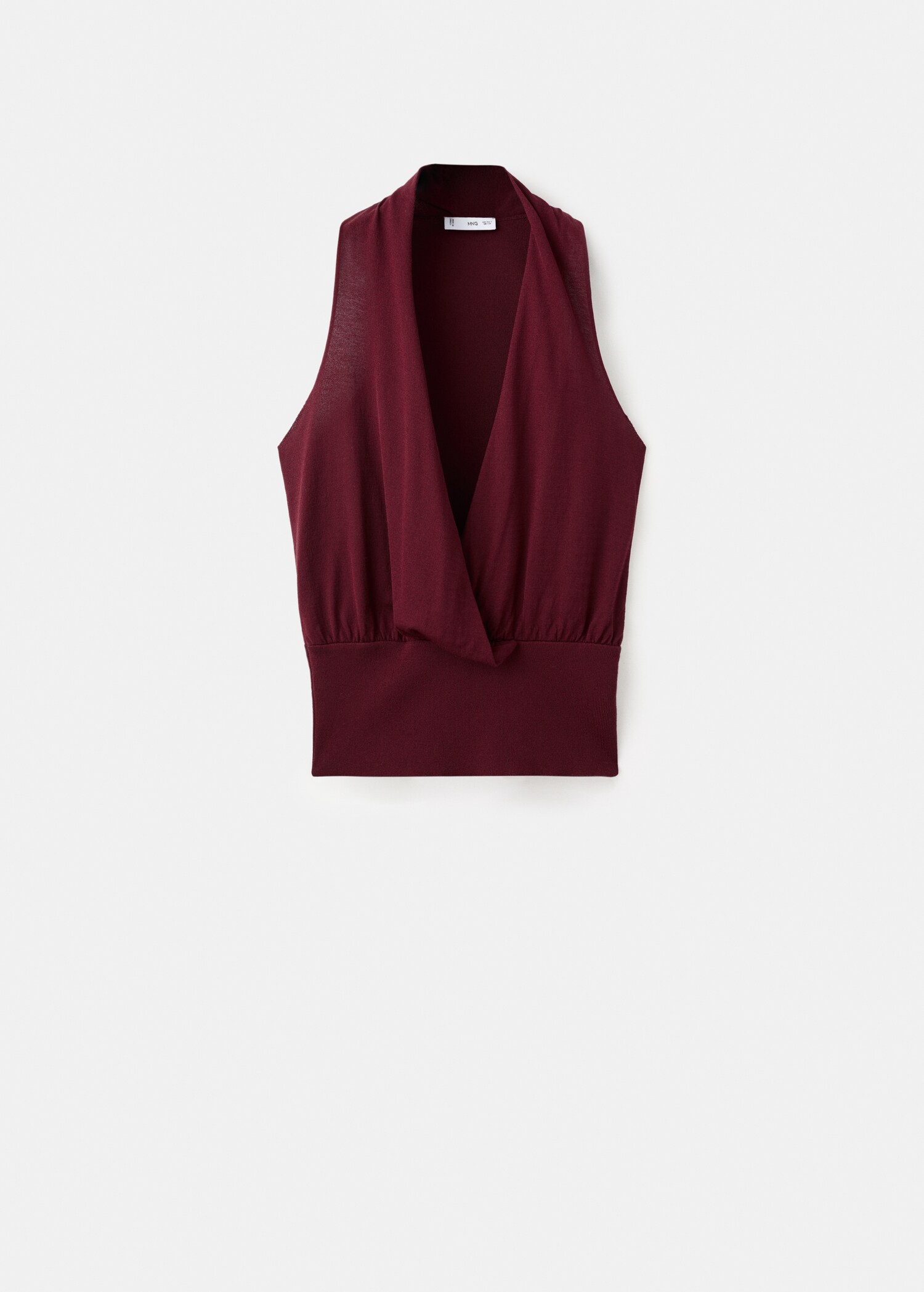 V-neck knitted top - Article without model