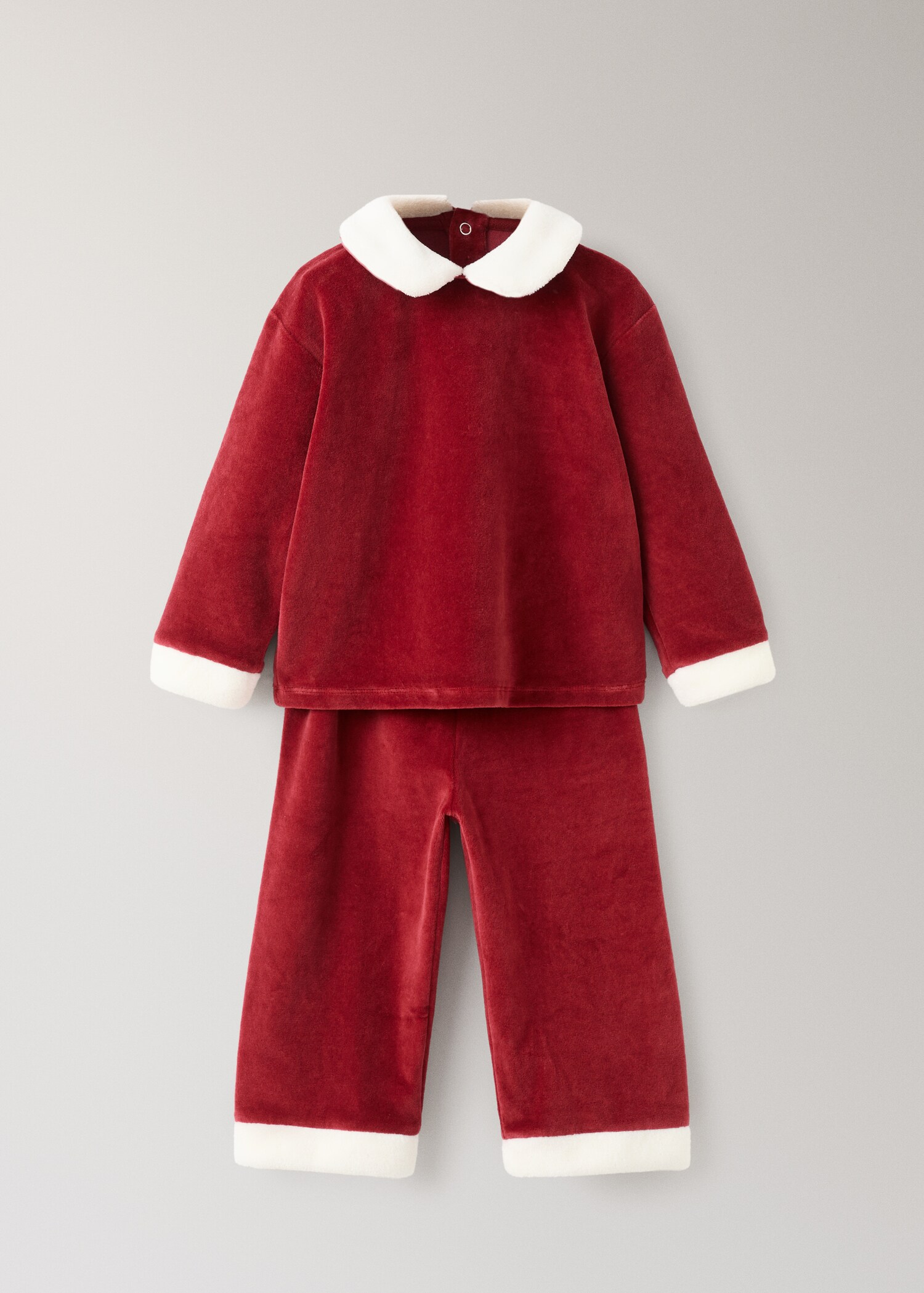 Children's Christmas cotton velour pyjamas - Article without model